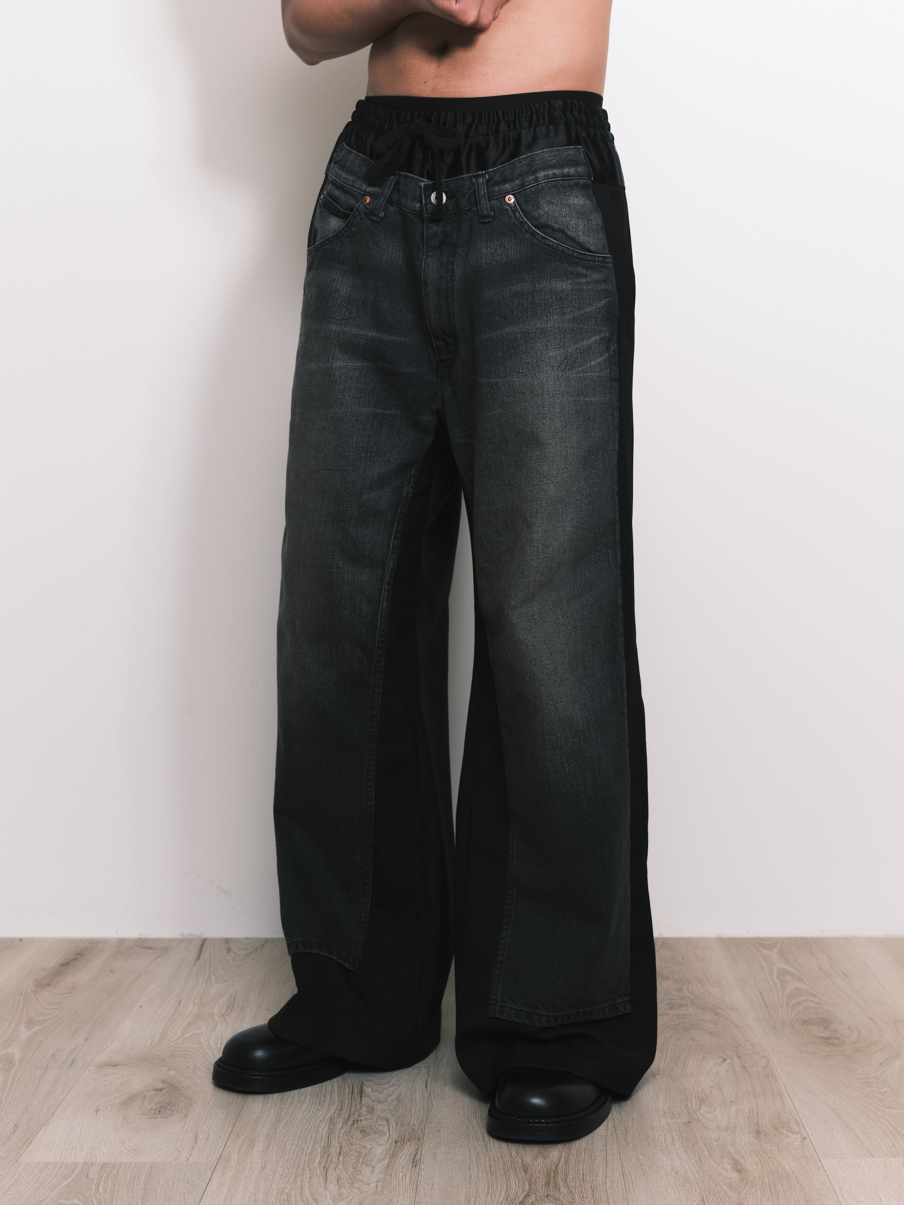 パンツ JieDa 24aw DISTORTED DENIM PANTS BLACK 1 パンツ JieDa 24aw DISTORTED DENIM PANTS BLACK 1 JIEDA/ジエダ