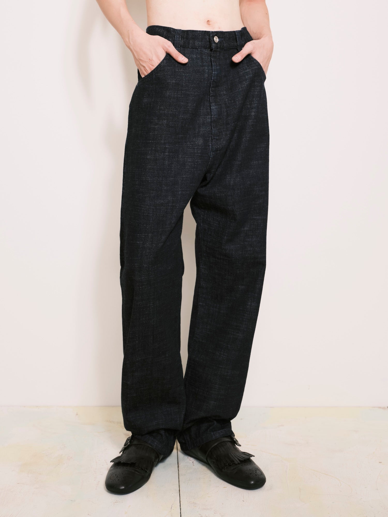 NAMACHEKO / EDMUND JEANS BLUE WHITE - Road Sign