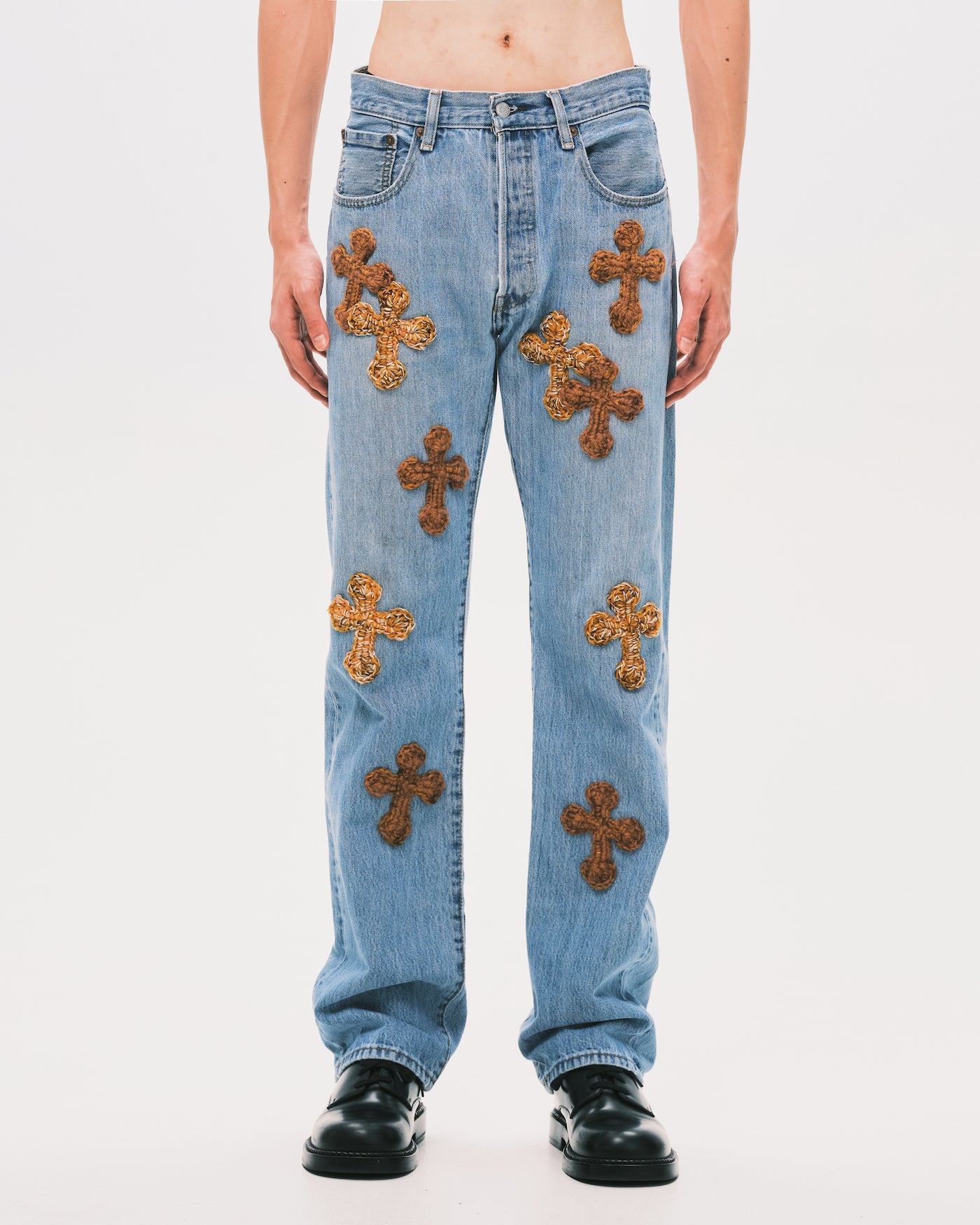 3D cross knit motif Levi's 501 - Main Image