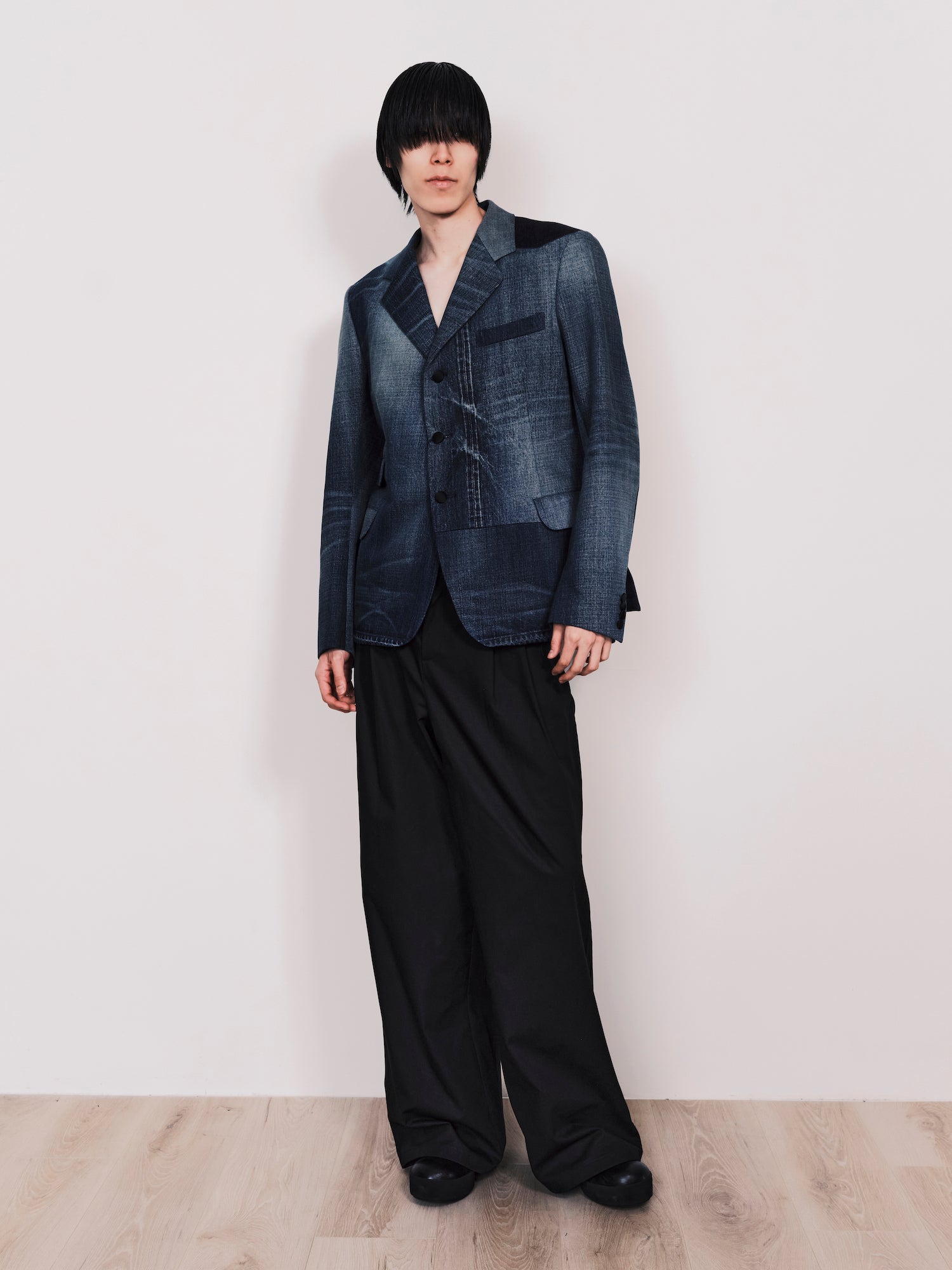 JUNYA WATANABE / Cotton Denim Indigo - Road Sign JUNYA WATANABE / Cotton Denim Indigo - Road Sign
