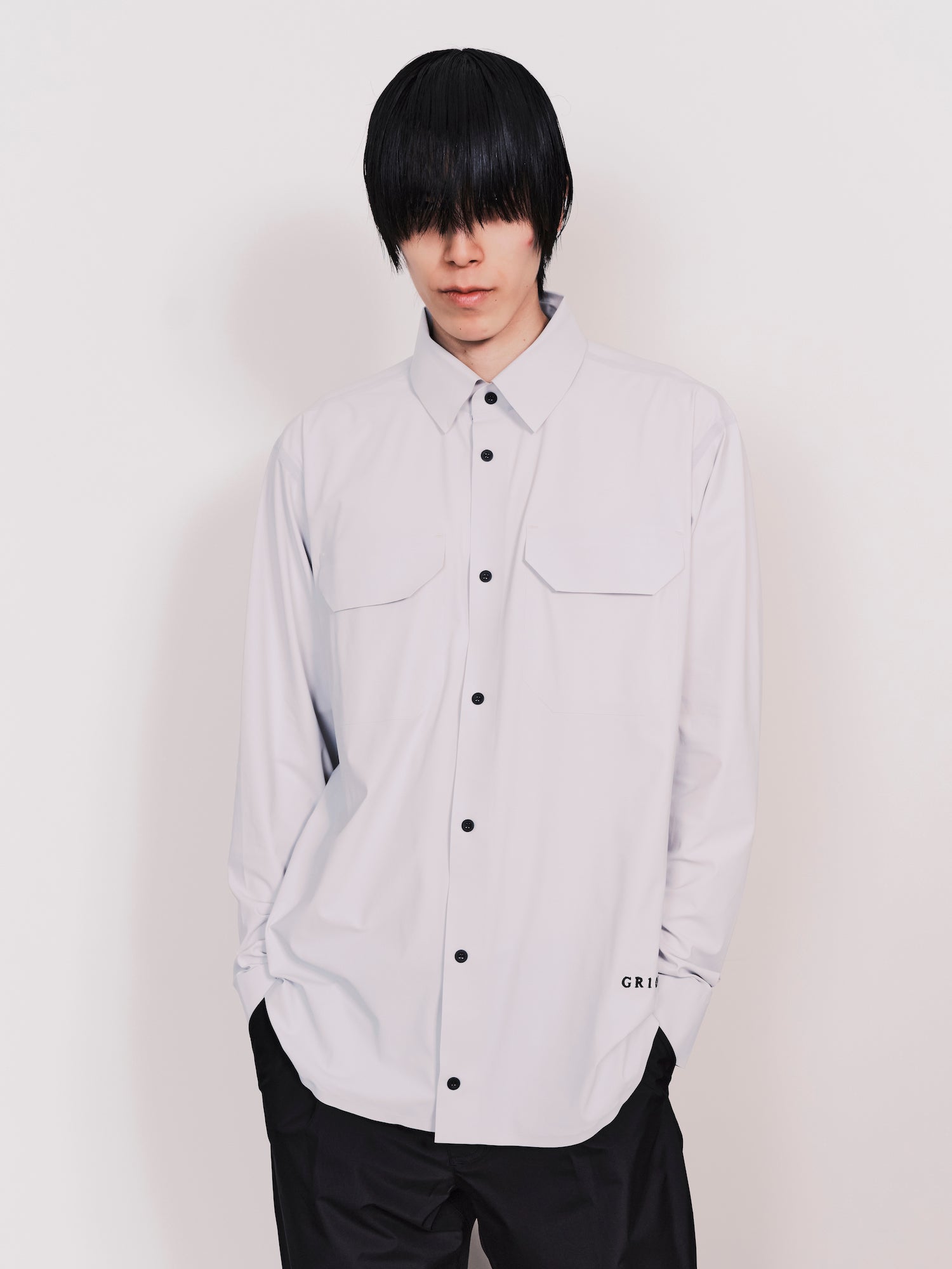 GR10K / Render Ultrasound Shirt Pale Grey - Road Sign