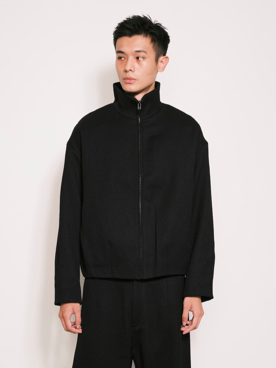 OMAR AFRIDI / Stand Collar Bud Blouson - Road Sign