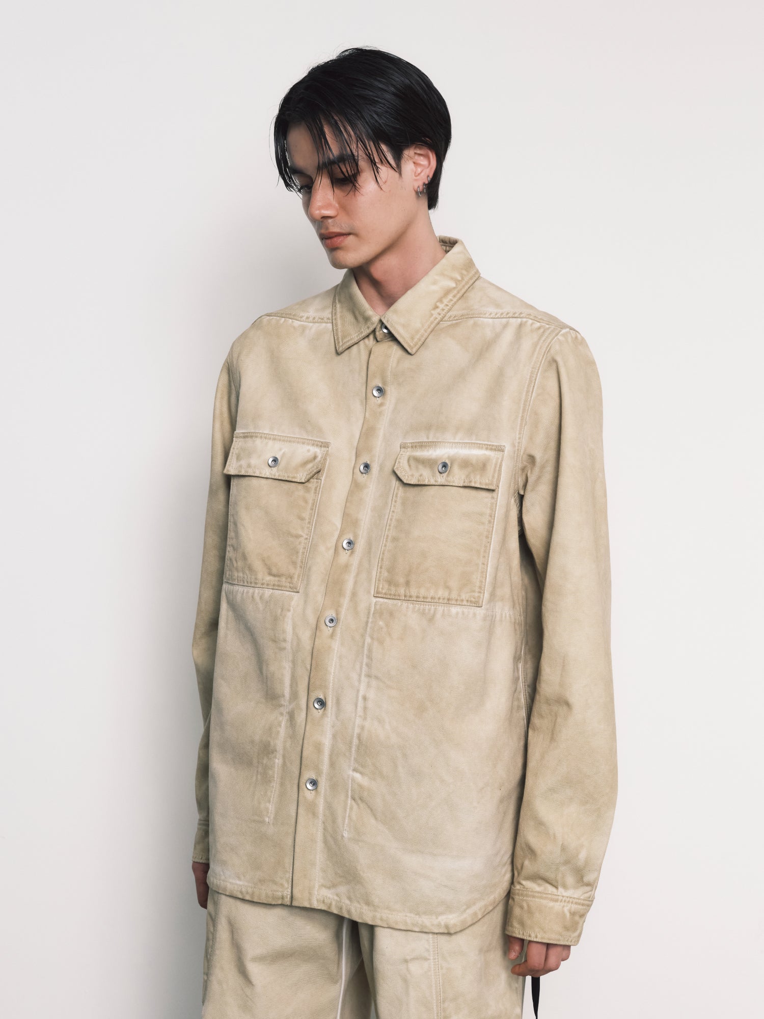 Rick Owens DRKSHDW / Outershirt 81 Parchment - Road Sign