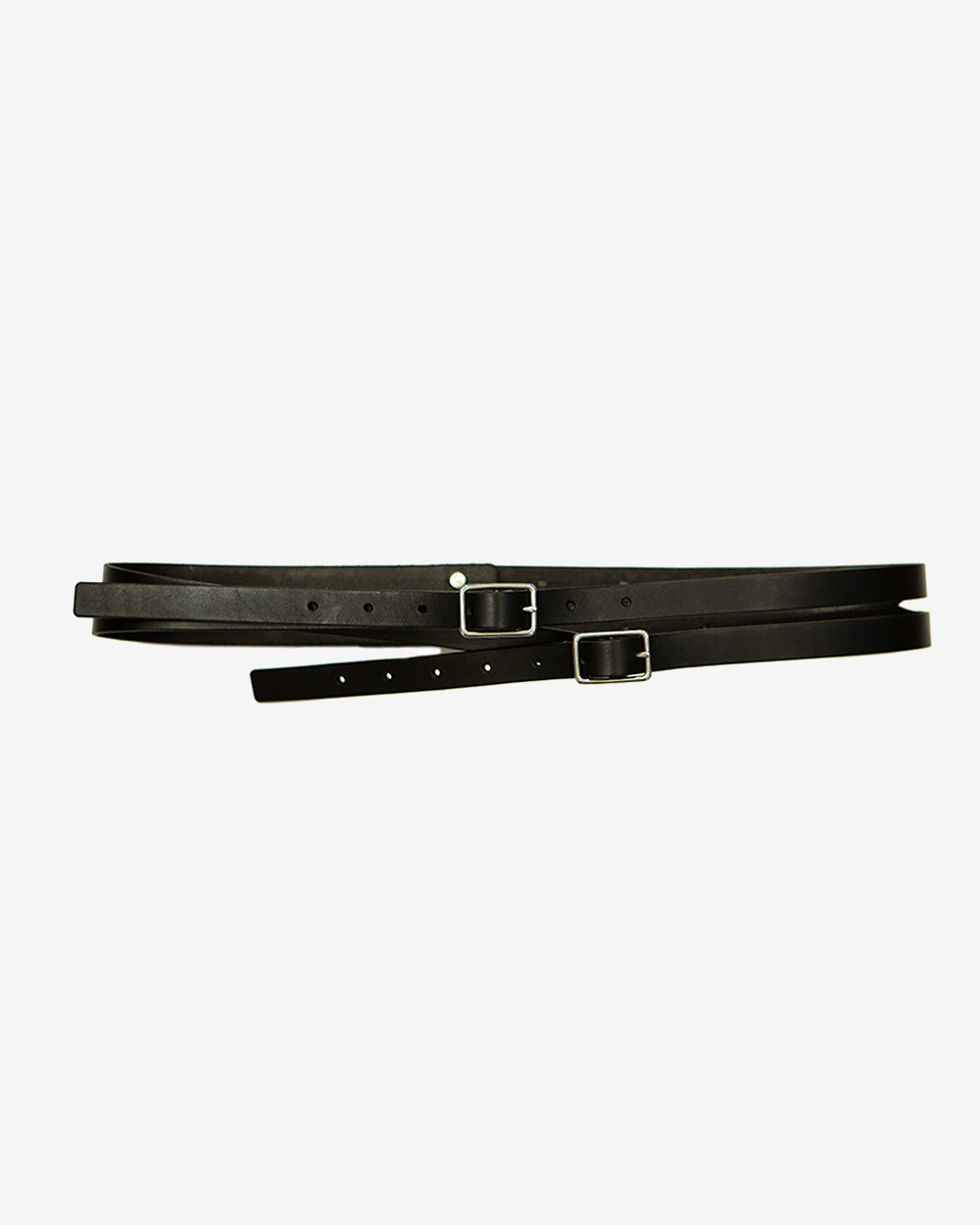 Double Strap Belt Black