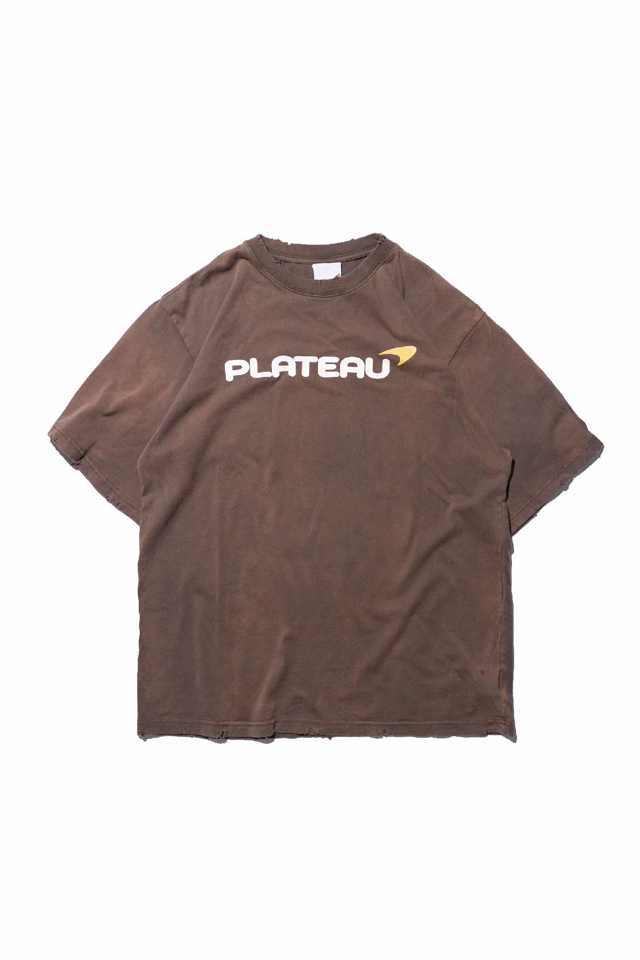 Washed Tee-01 Brown