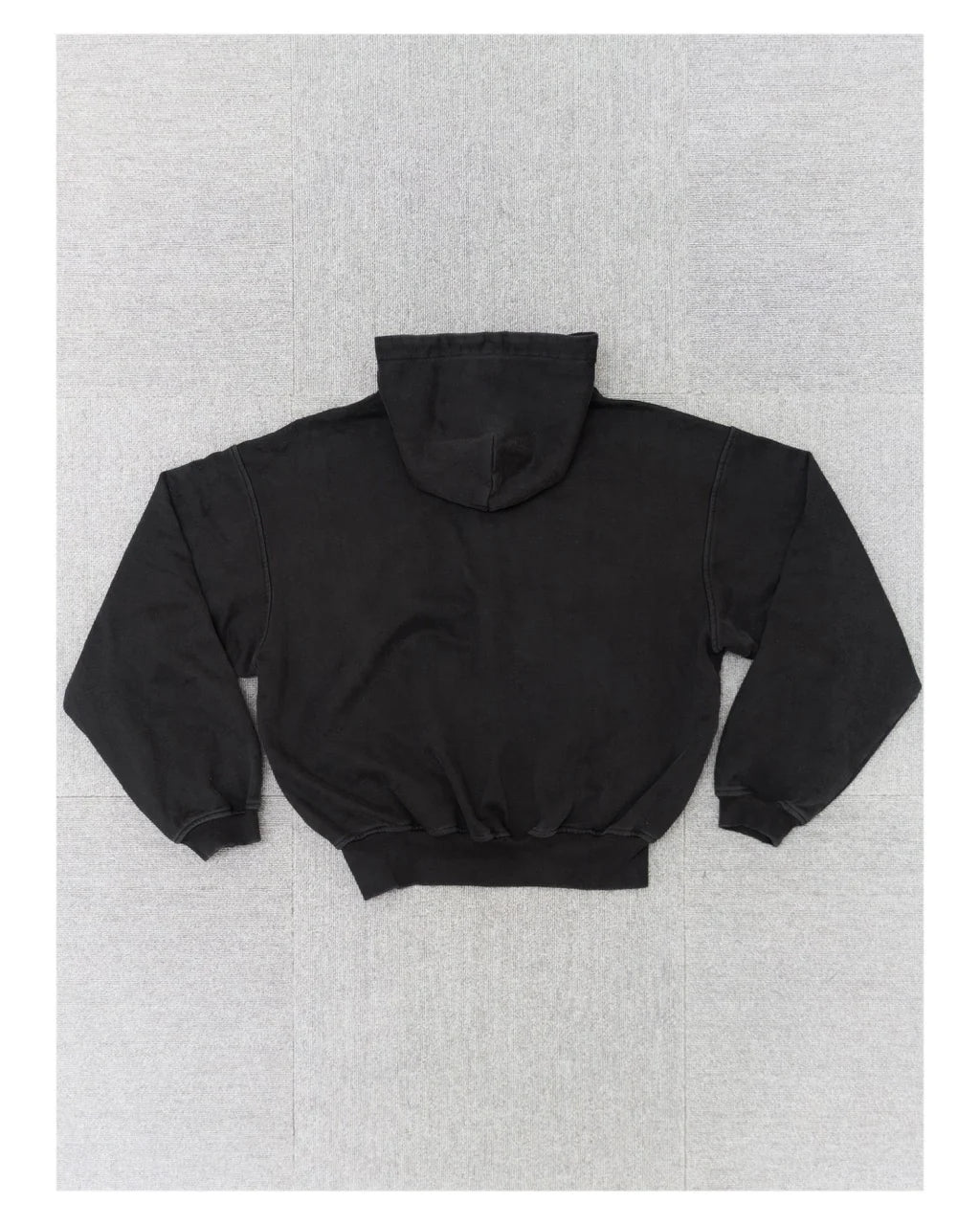 1ds Emblem Zip Up Washed Black