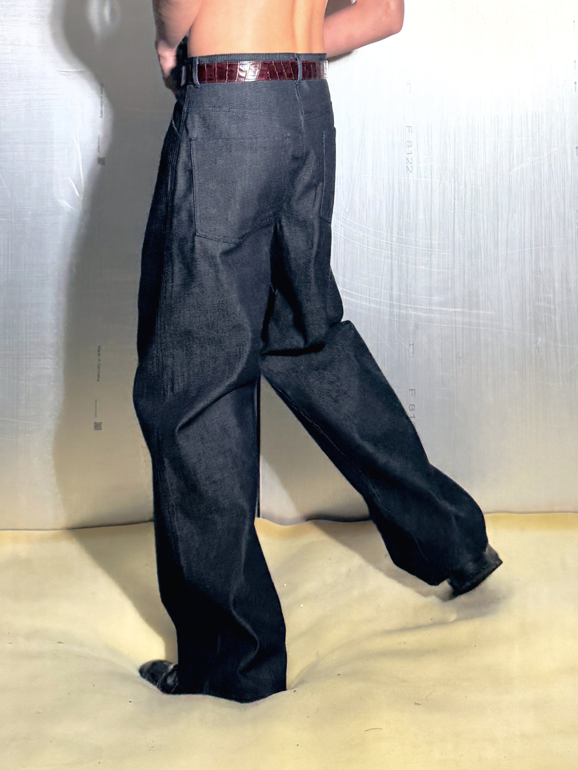 Embossed Crocodile Belt