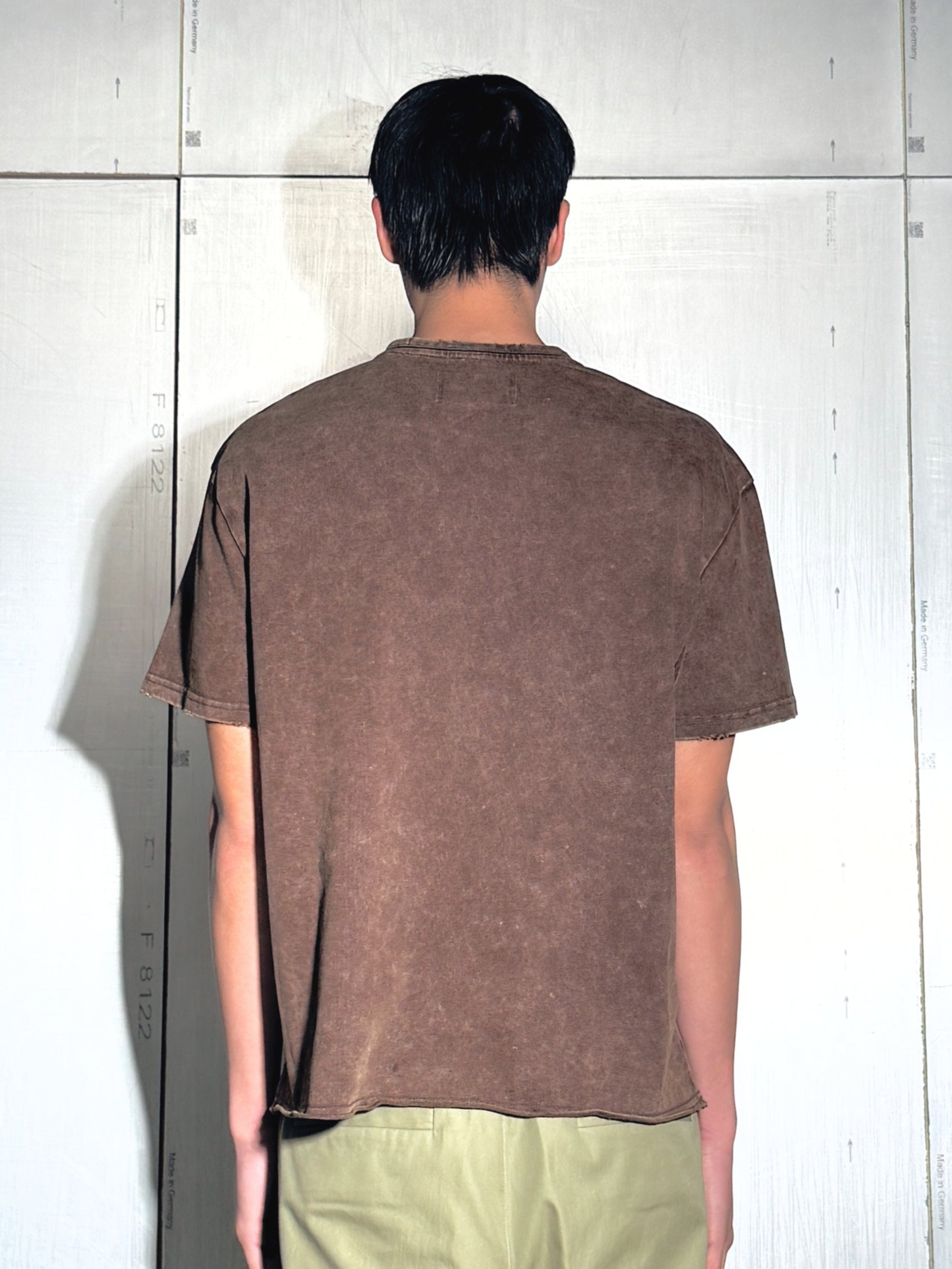 "A" Washed Basic SS Tee