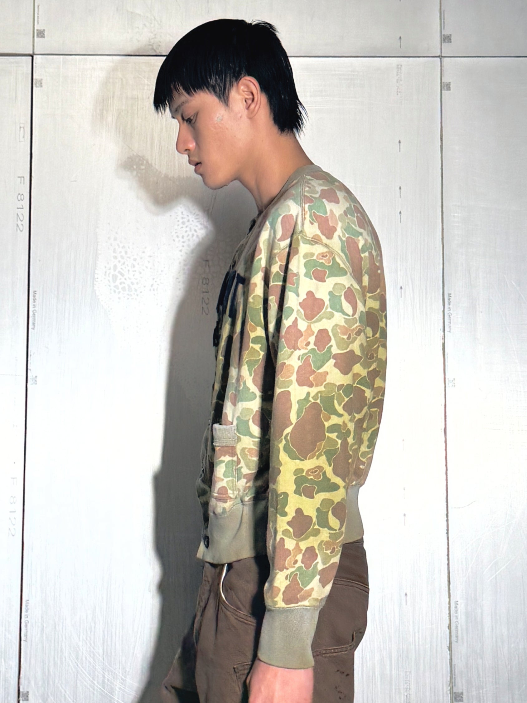 Camo Sweat Cardigan