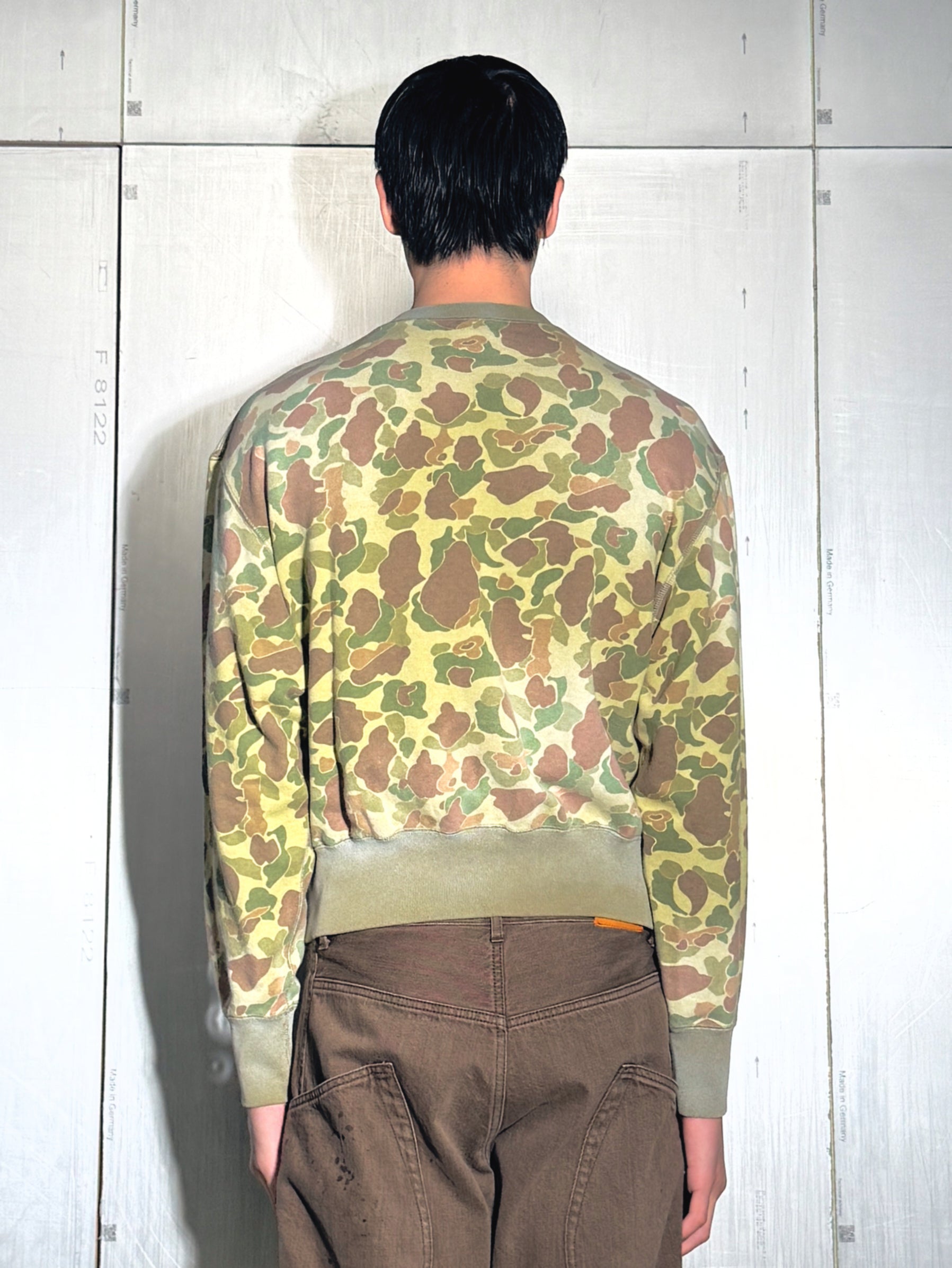 Camo Sweat Cardigan