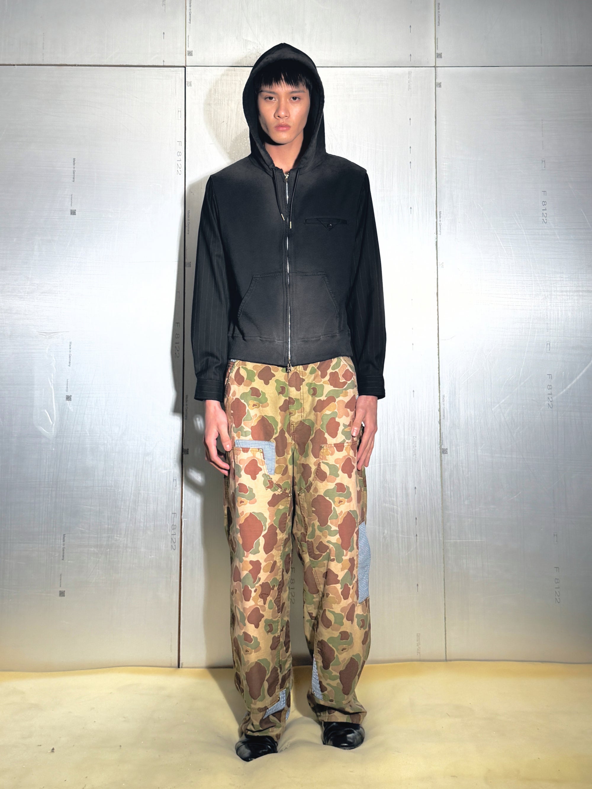 Patchworked Camo Pants