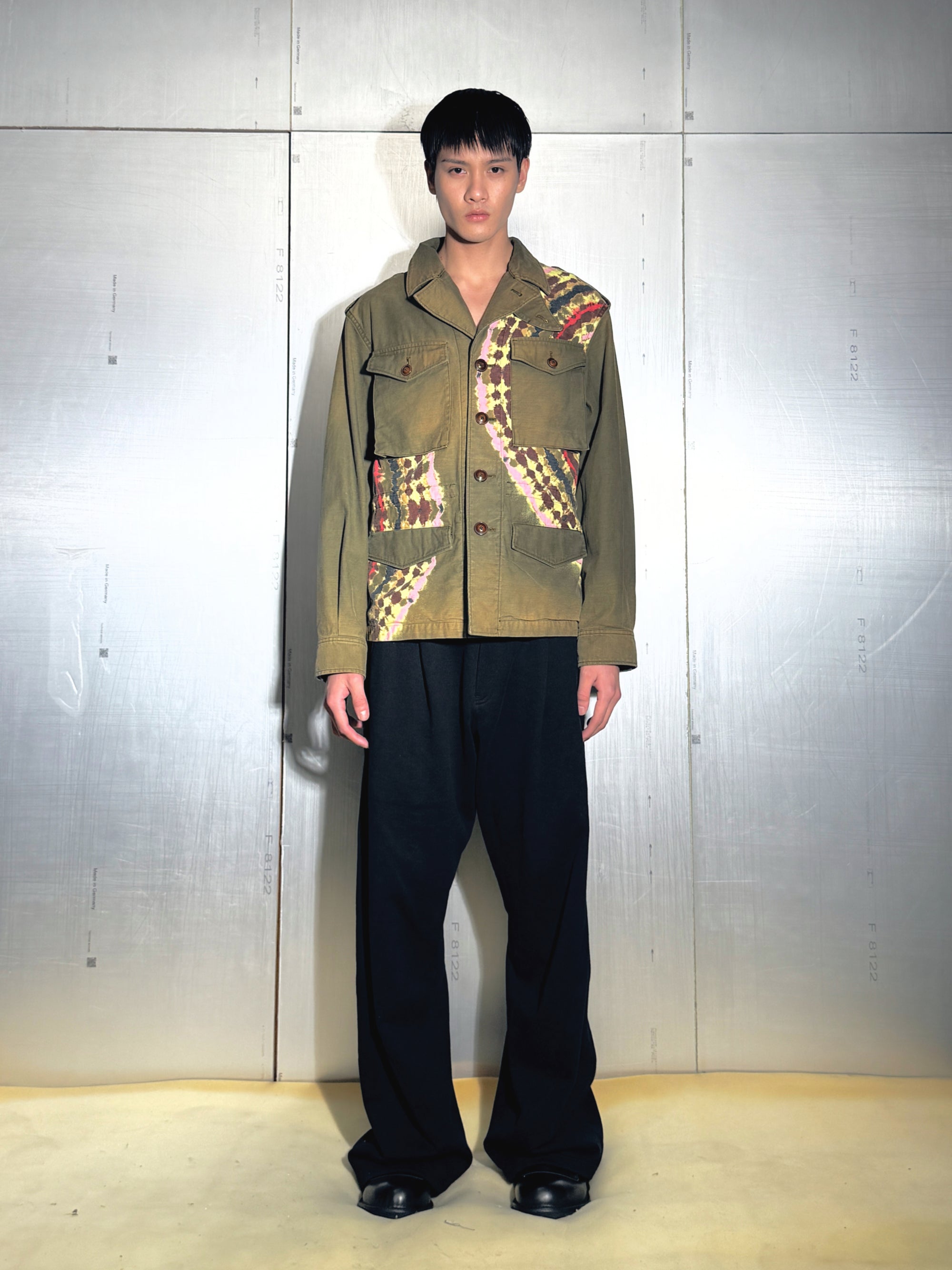 Tie-Dye Military Jacket