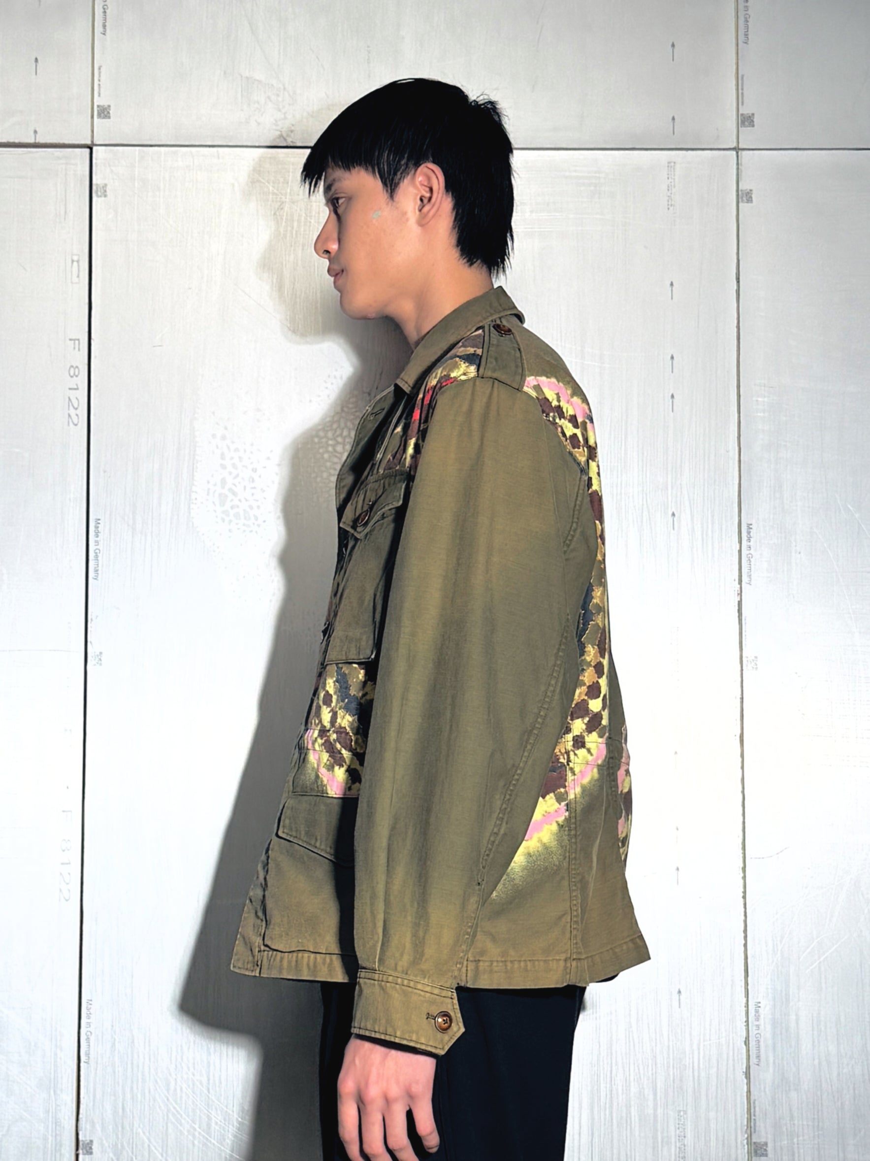 Tie-Dye Military Jacket