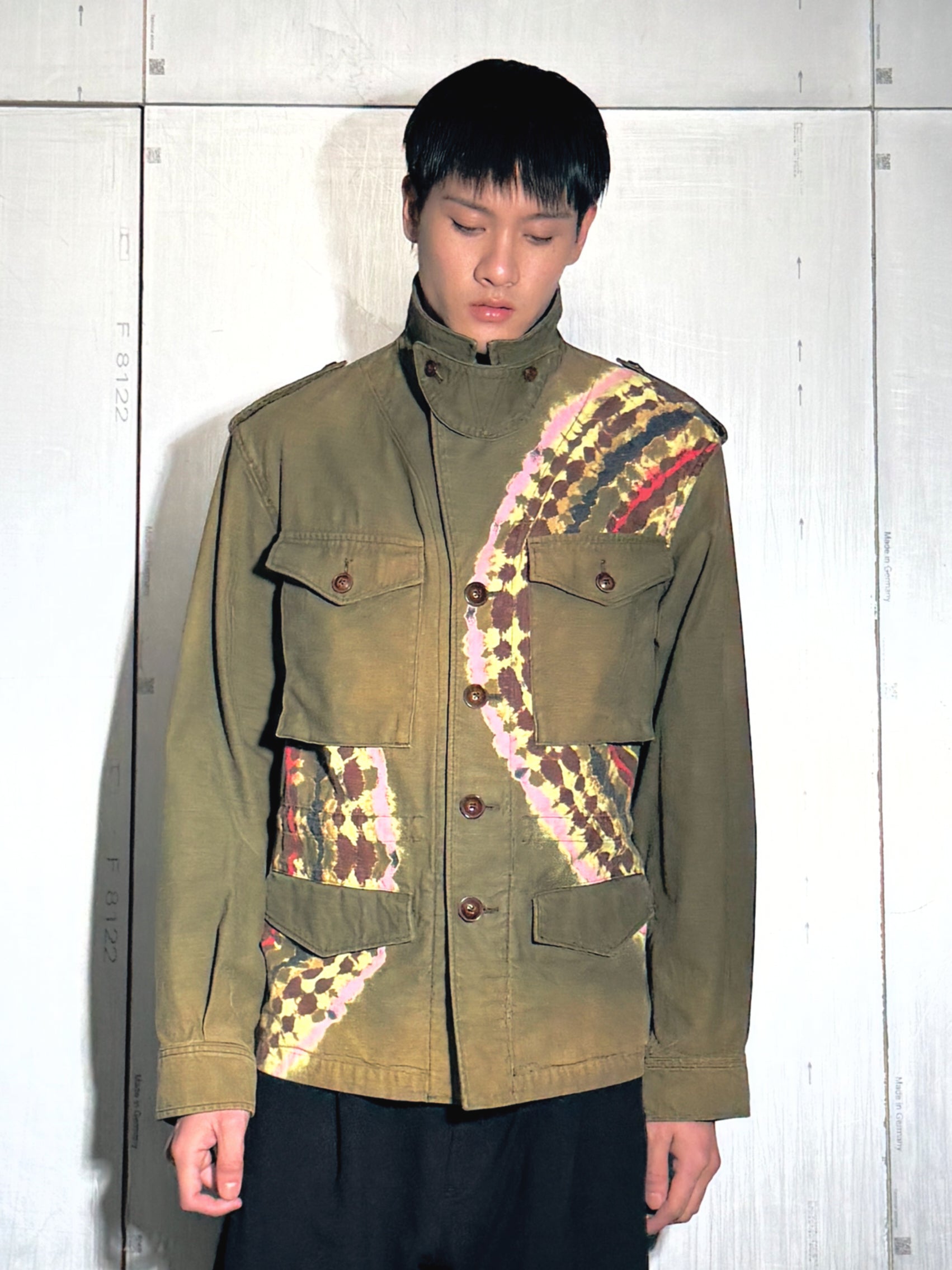 Tie-Dye Military Jacket