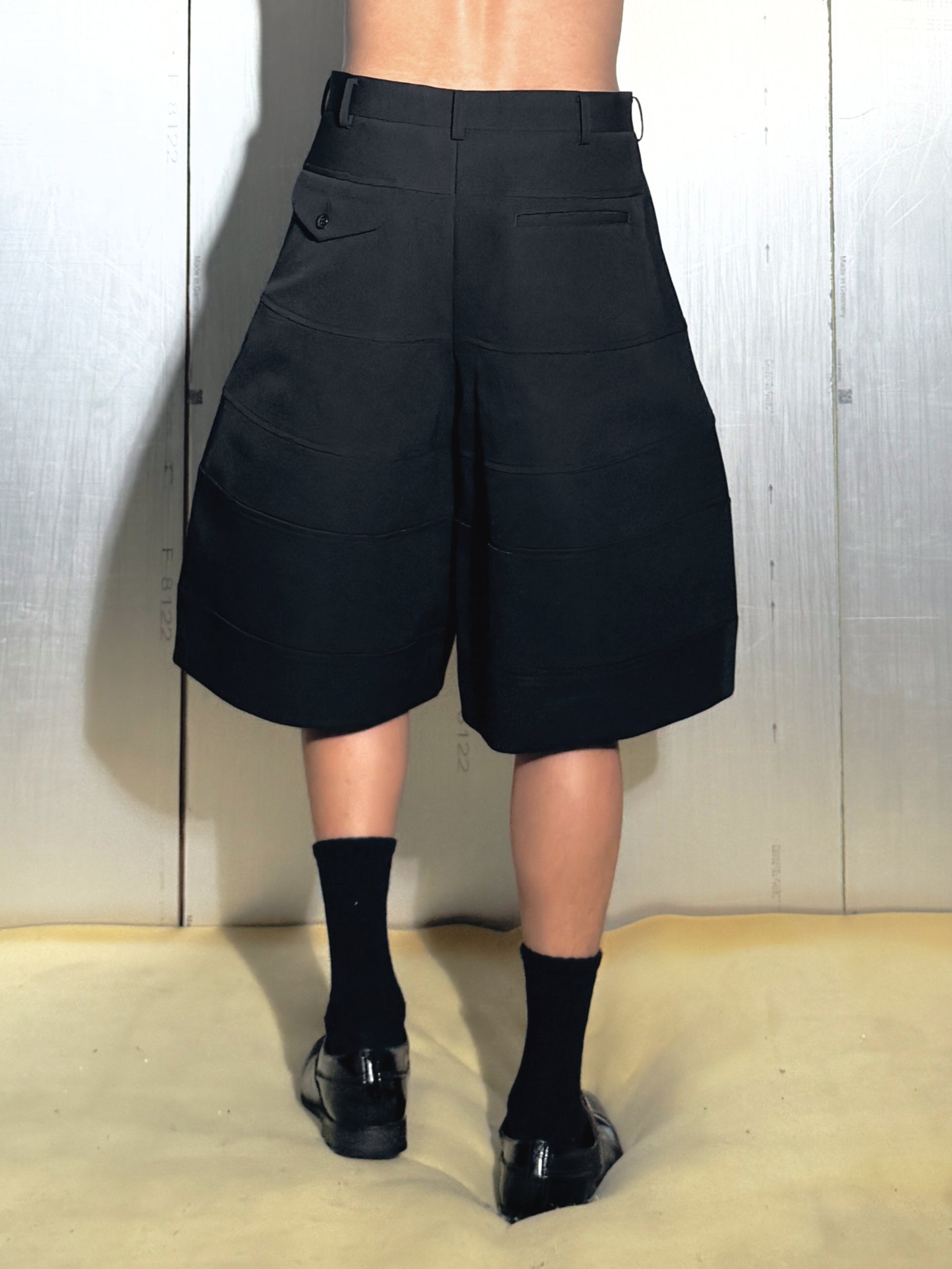 Panelled shorts