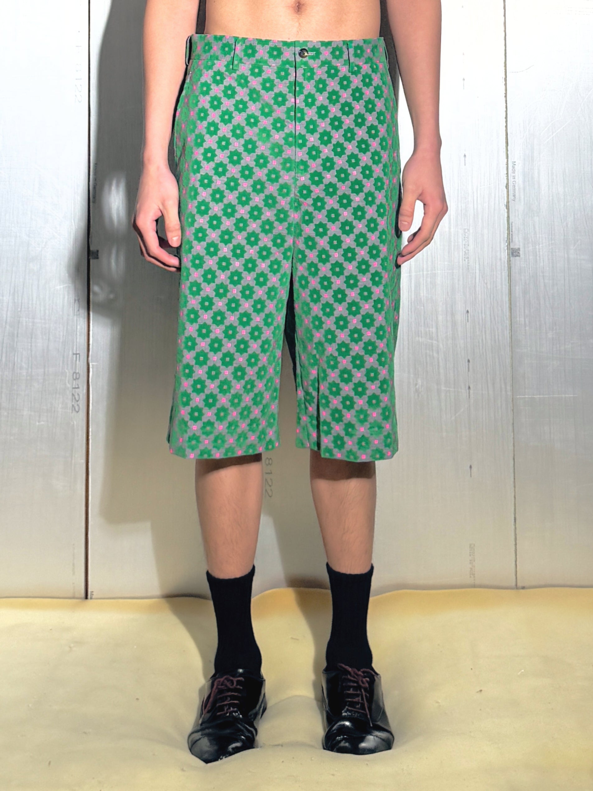 Geometric-pattern Pants