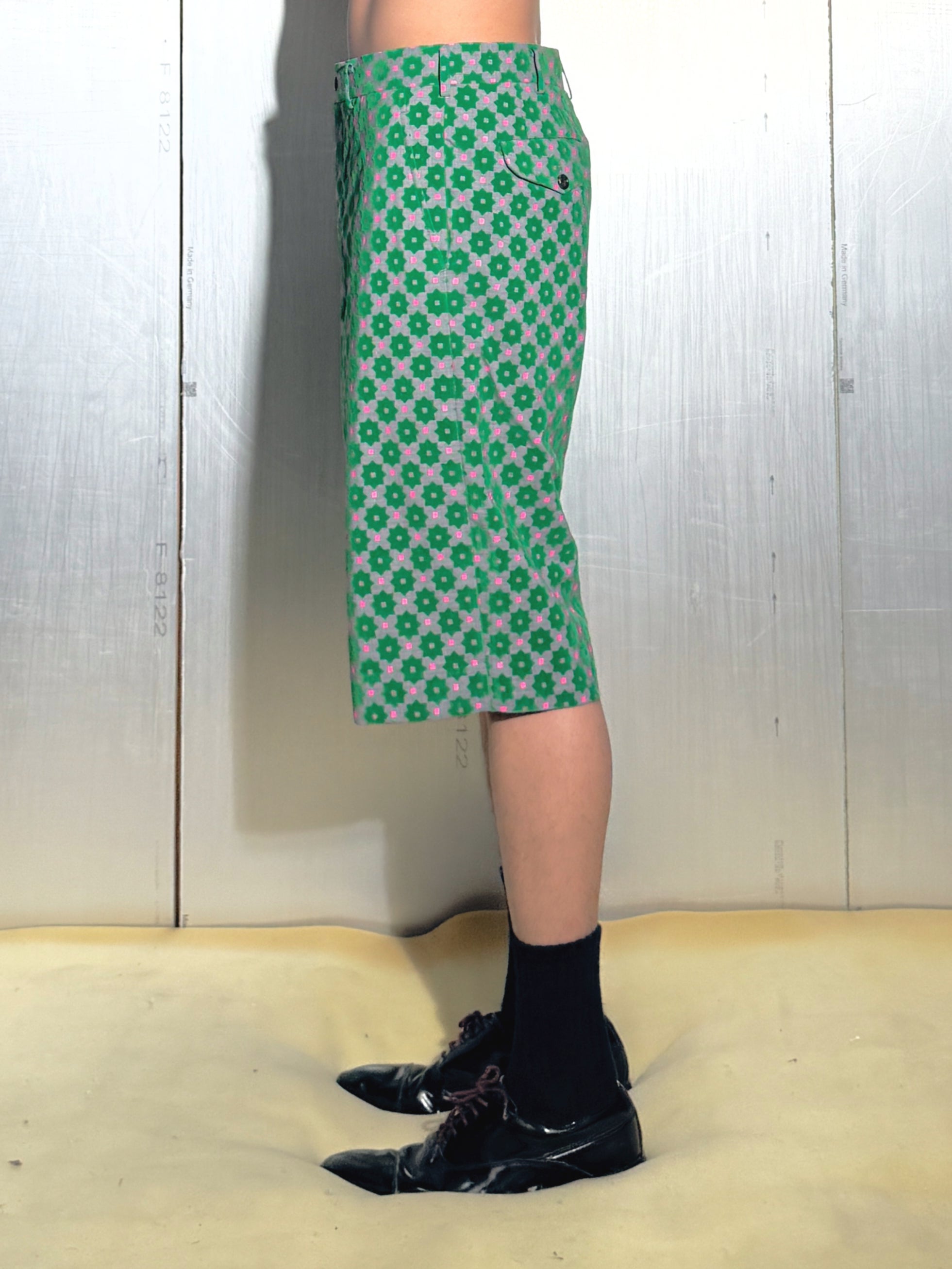 Geometric-pattern Pants