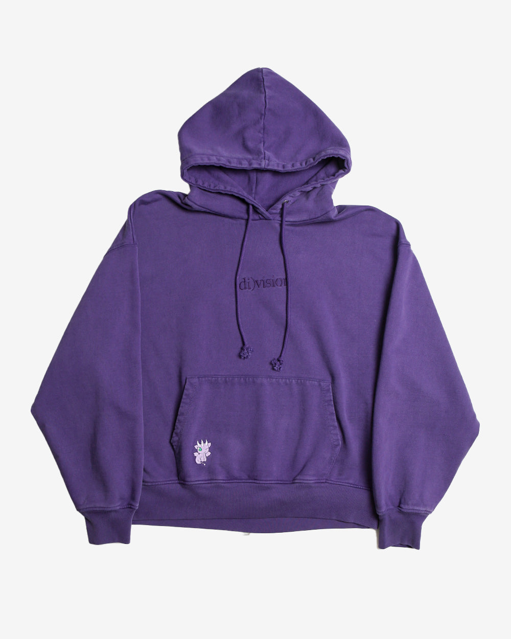 (di)vision / Basic Hoodie W. Logo Mulberry Purple - Road Sign