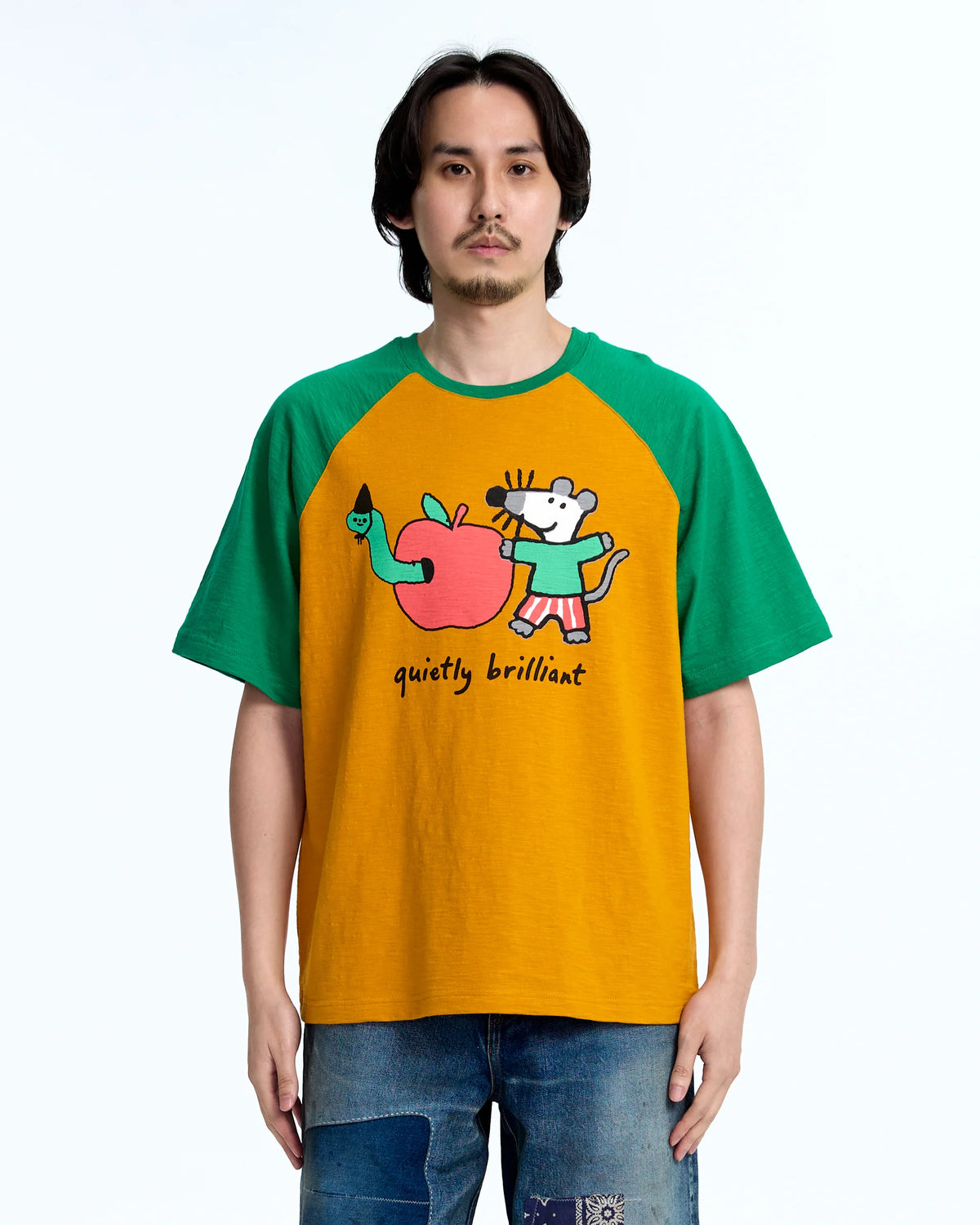 Apple tee yellow