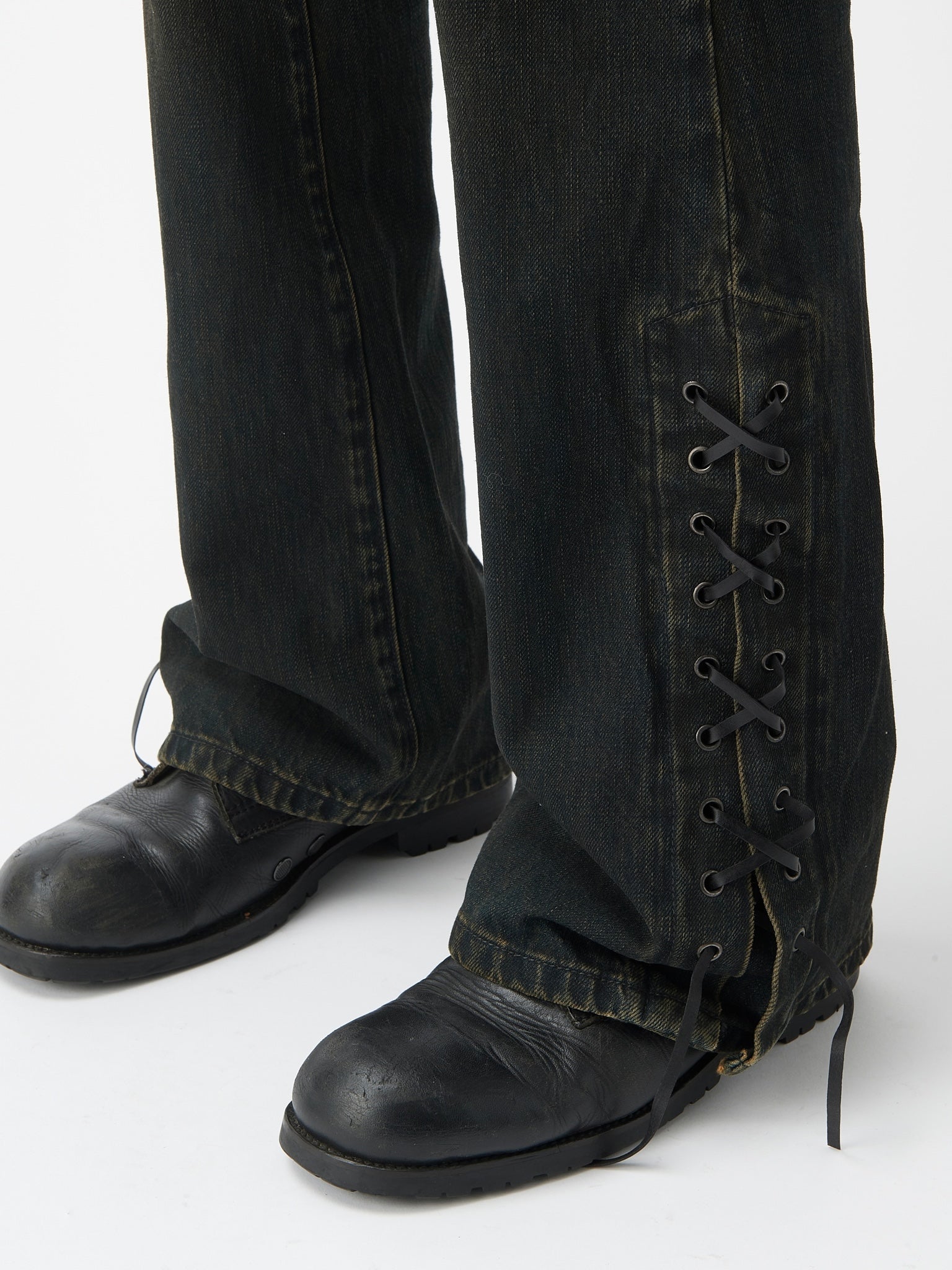 Side Lace Jeans
