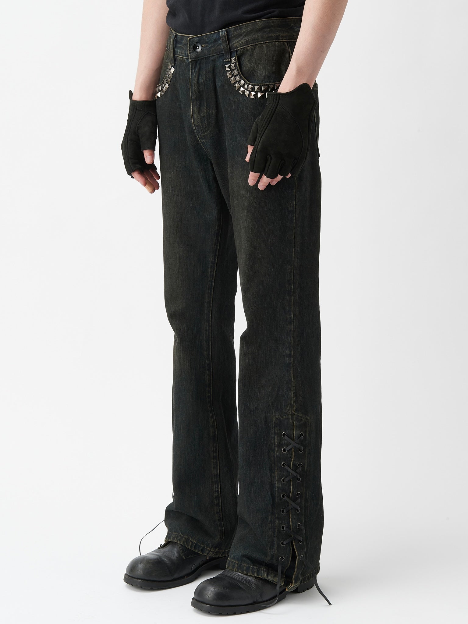 Side Lace Jeans