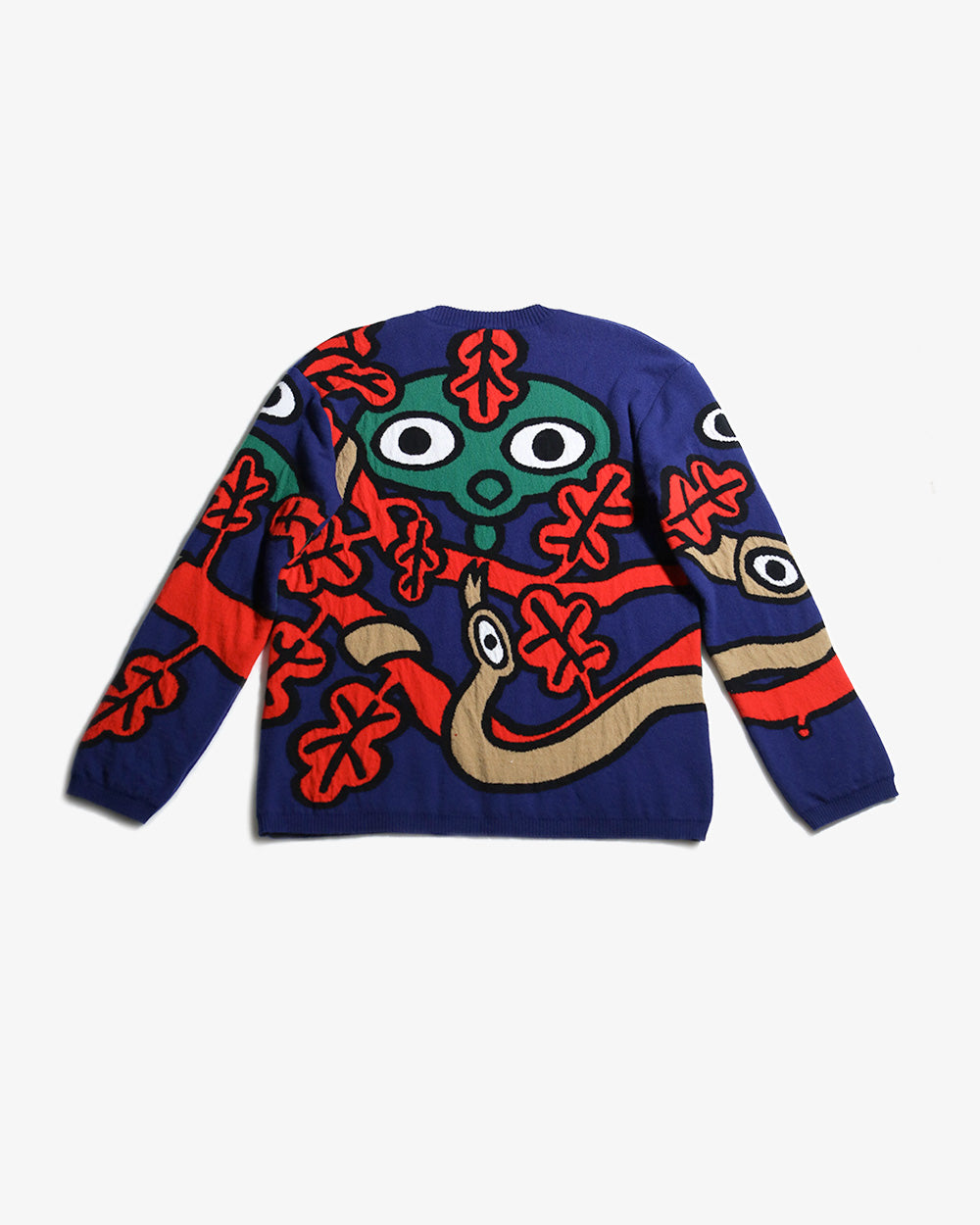 Walter Van Beirendonck / Wisdom Knit Oversized Comb. Ii Cobalt