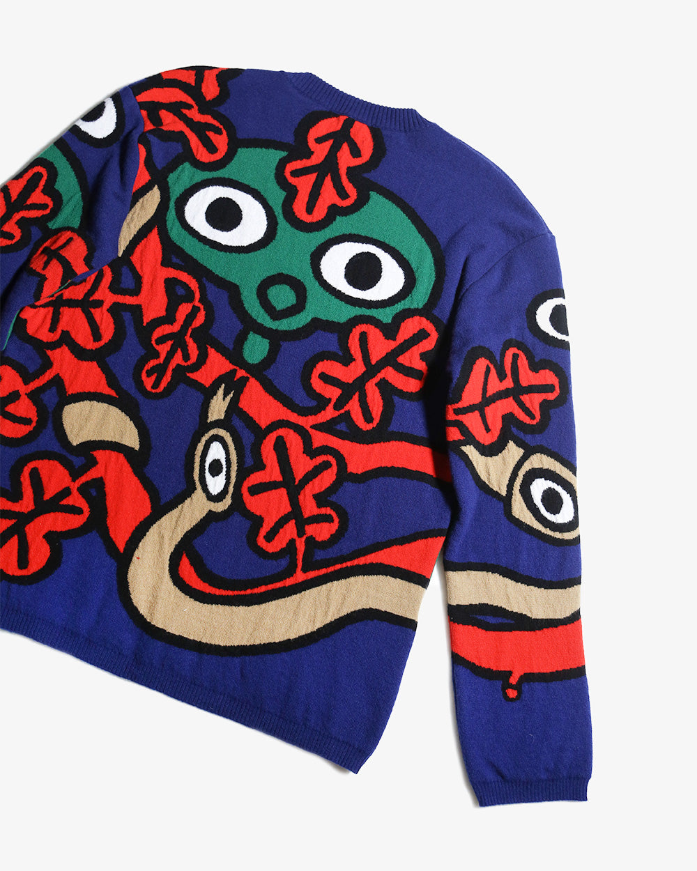 Walter Van Beirendonck / Wisdom Knit Oversized Comb. Ii Cobalt