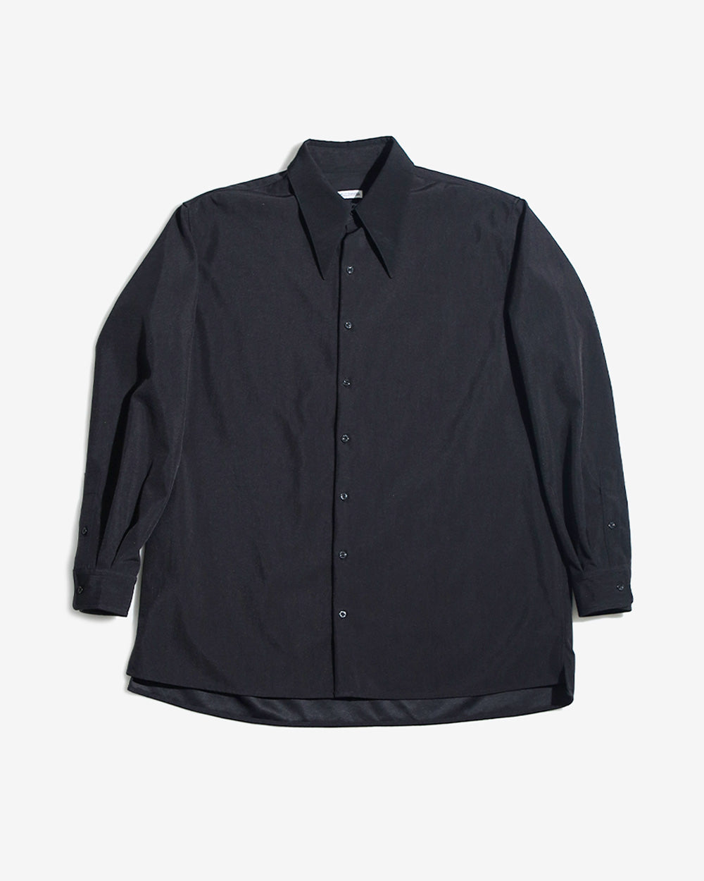 WILLY CHAVARRIA / Point Collar Shirt Black - Road Sign