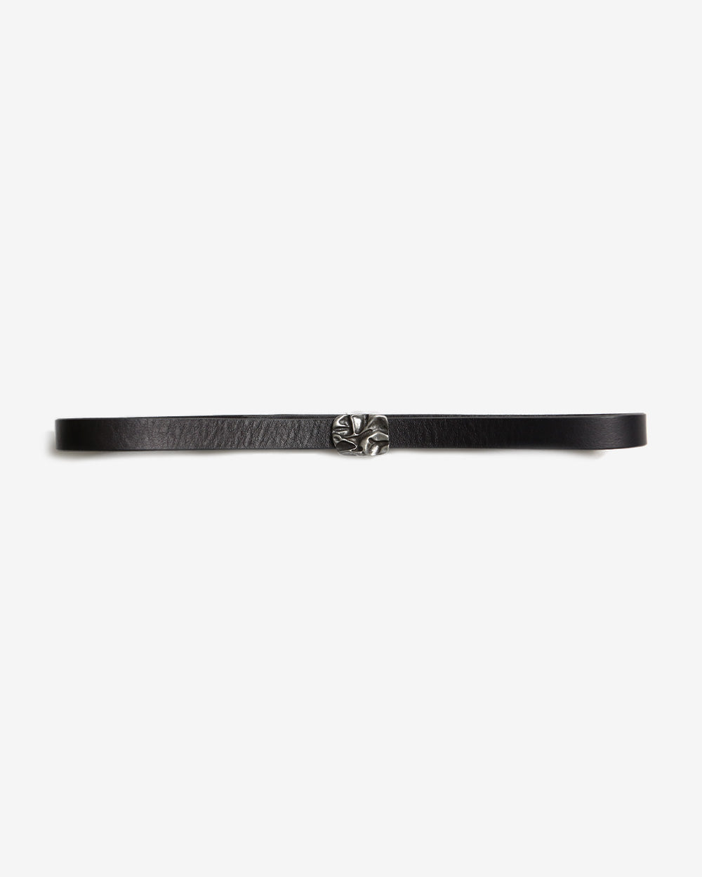 Scrap Hull Leather Belt Black