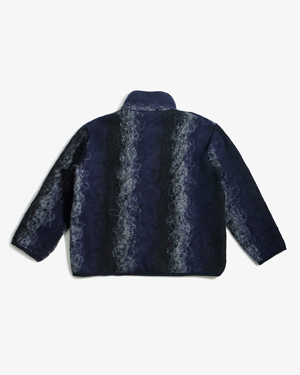 Button-Up Pullover Black And Navy