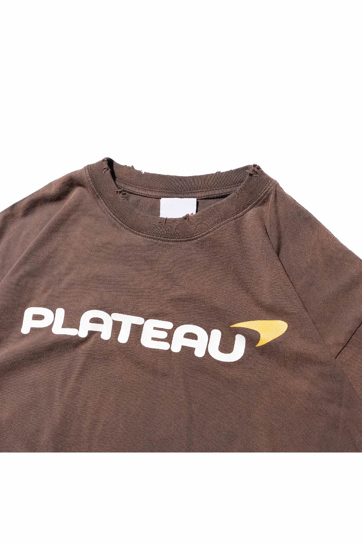 Washed Tee-01 Brown