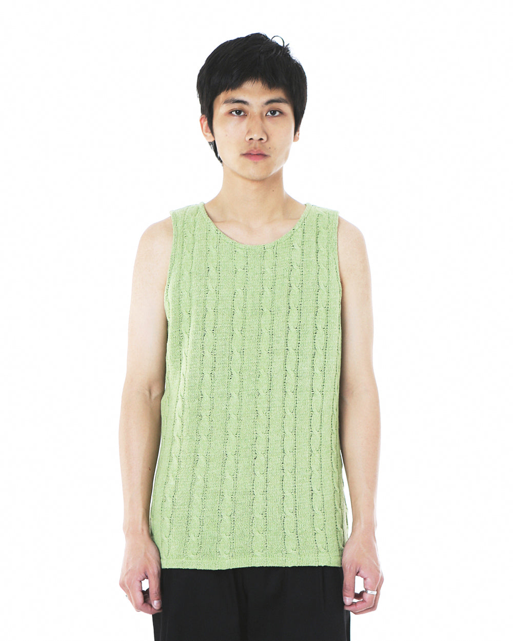 Double Layered Knit Tank Top