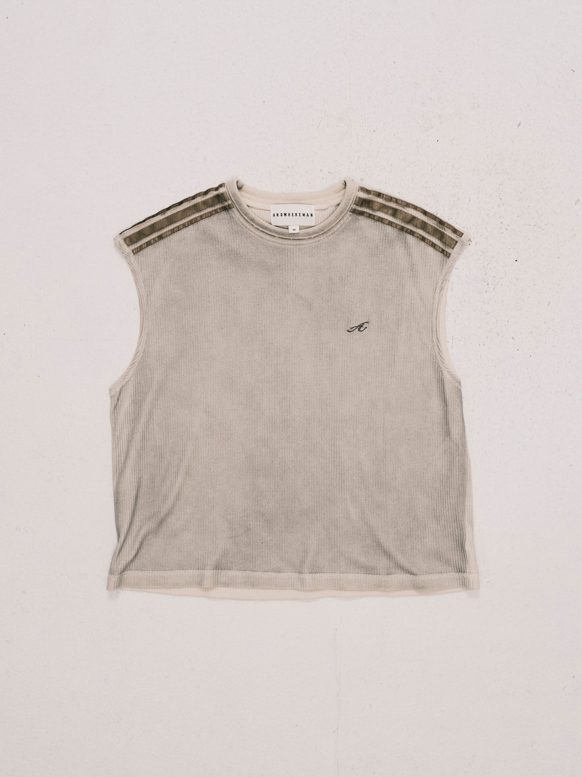 WASHED WAFFLE SLEEVELESS TOP