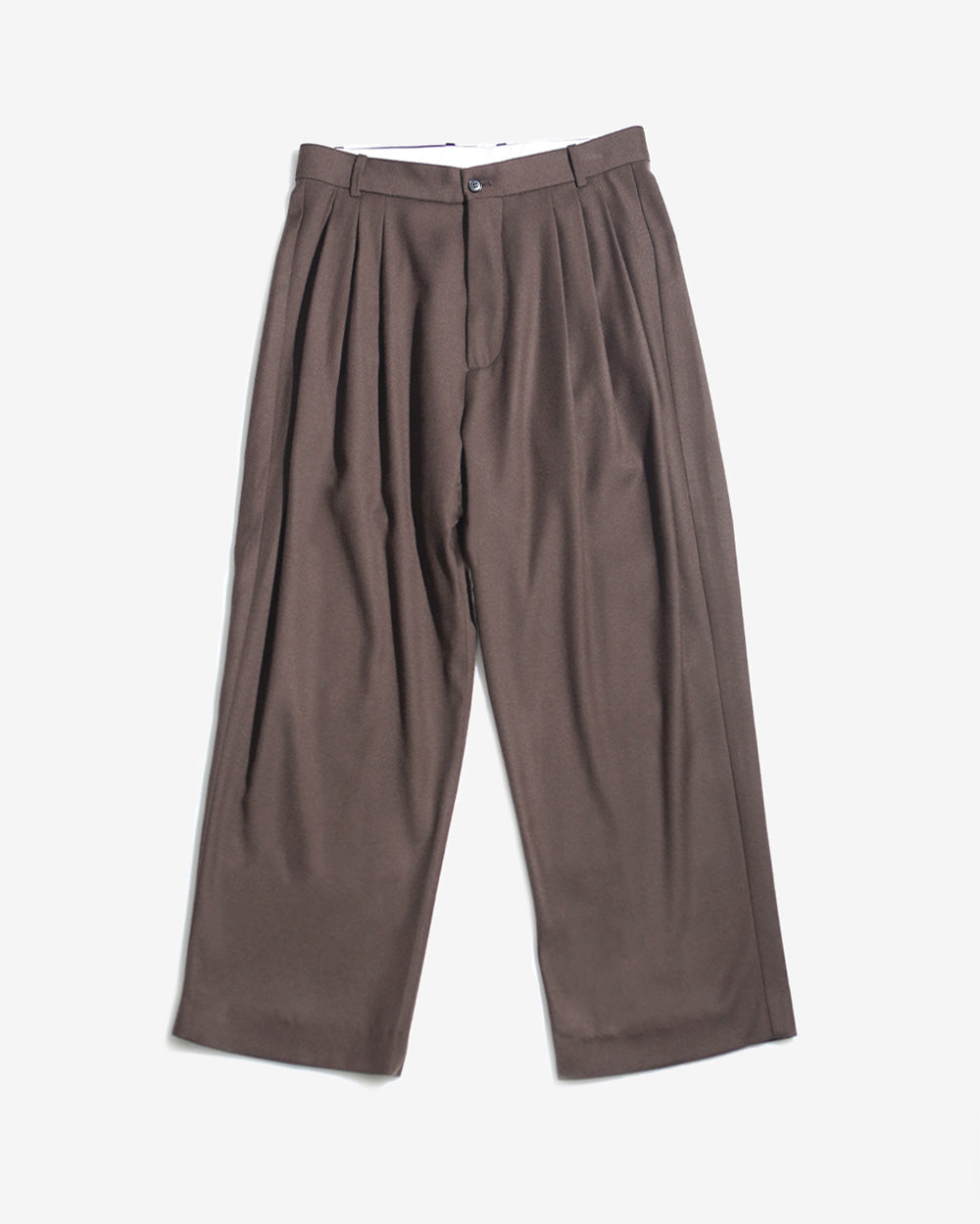 HED MAYNER / 6 Pleat Pant Chocolate Brown Chobro - Road Sign