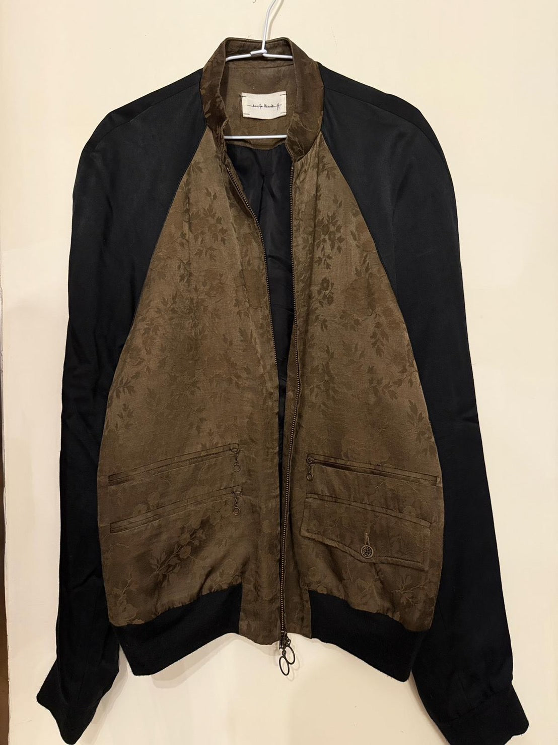 Song for the Mute SS17 Jacquard Jacket BLK/OLIVE