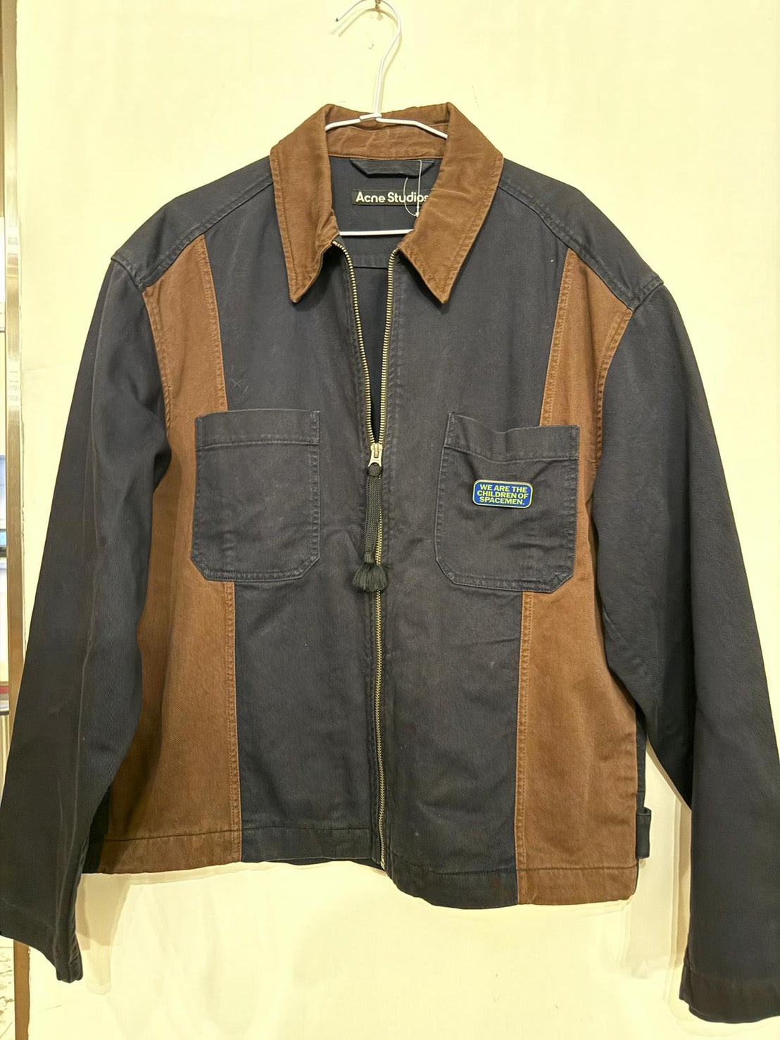 Acne Studio Work Jacket NAVY/ BROWN