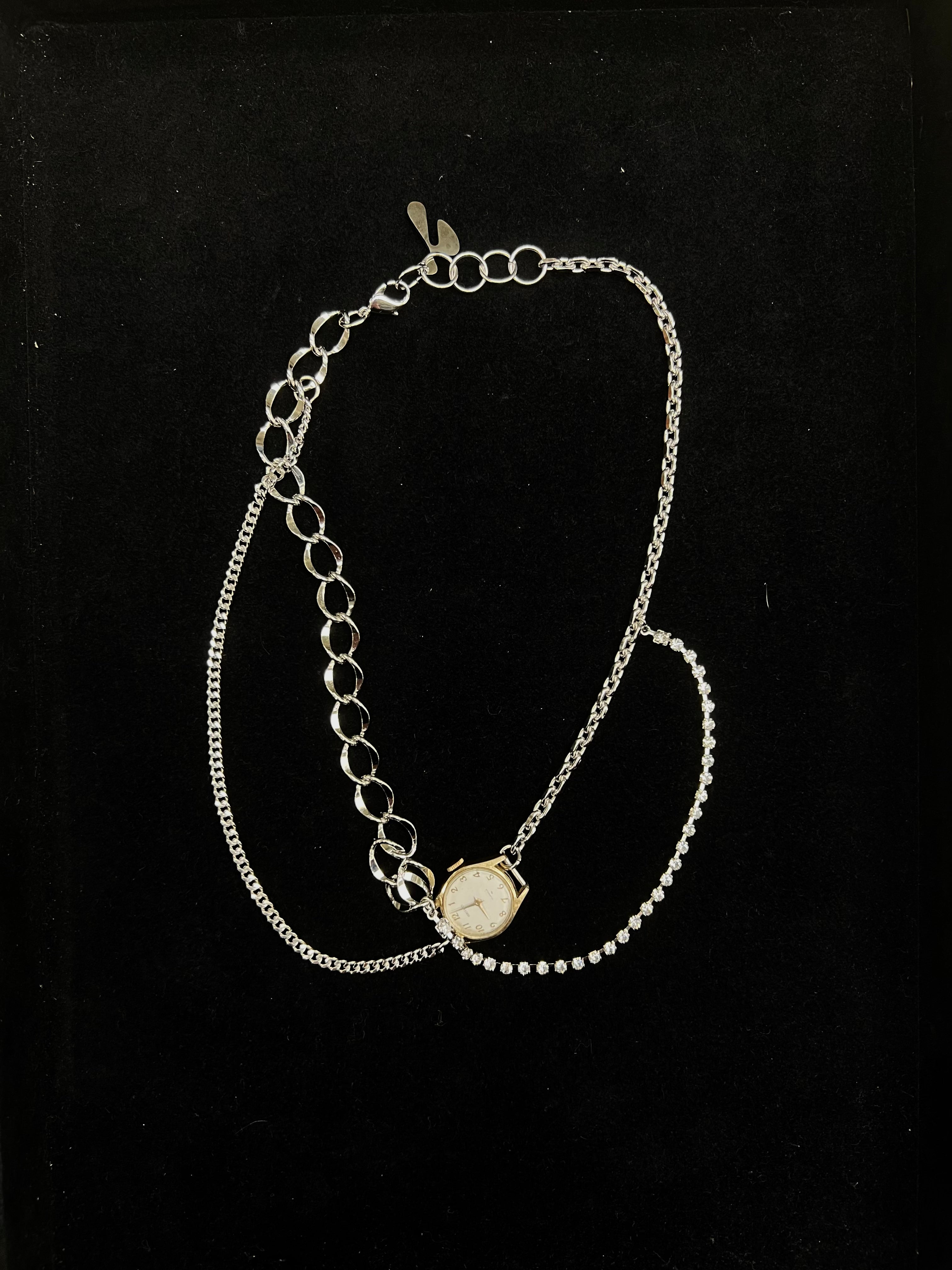 Mix Chain Watch Necklace – Road Sign