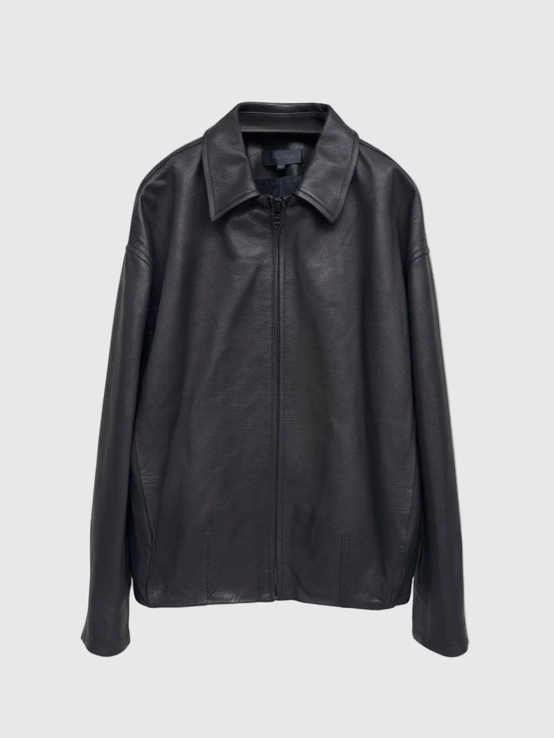 Leather Bud Blouson
