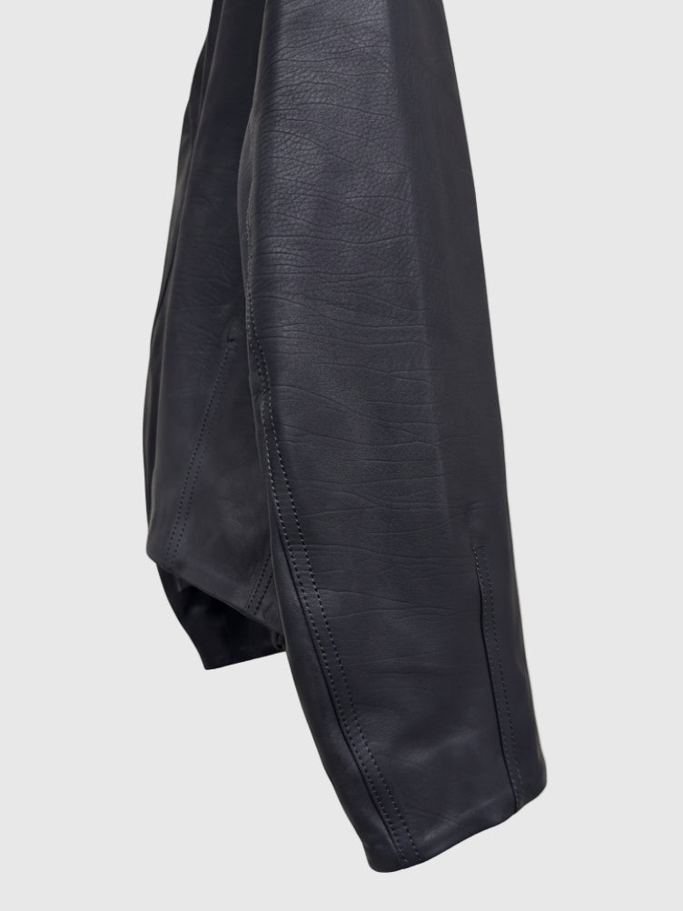 Leather Bud Blouson