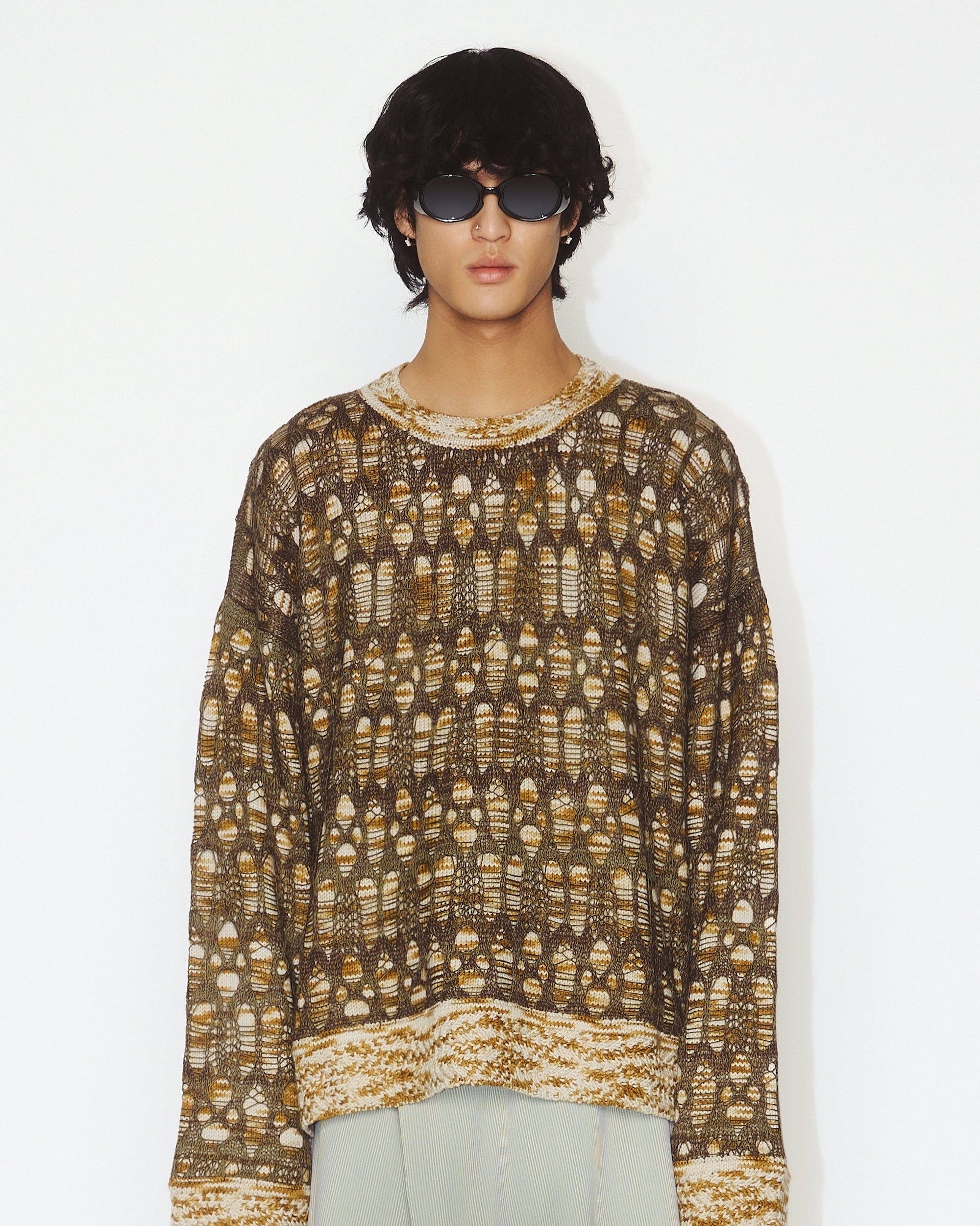 Hammons Perforated Crewneck