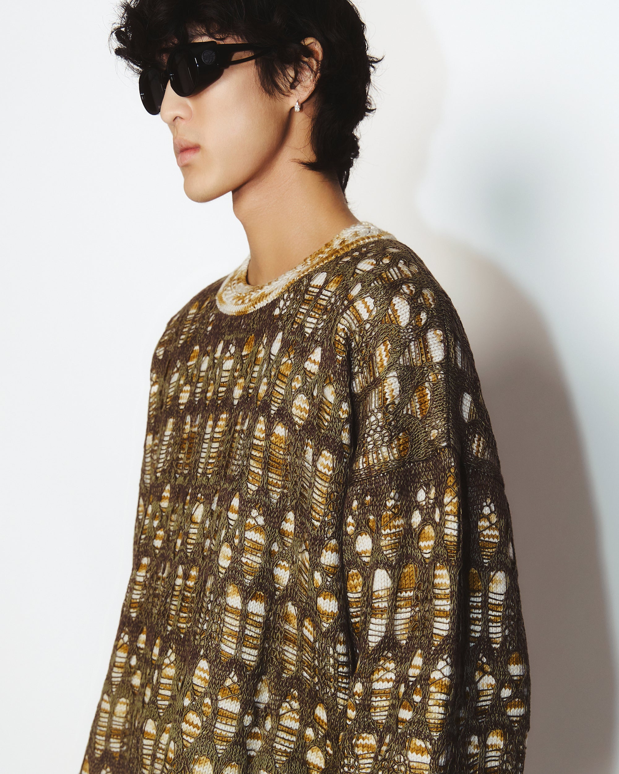 Hammons Perforated Crewneck