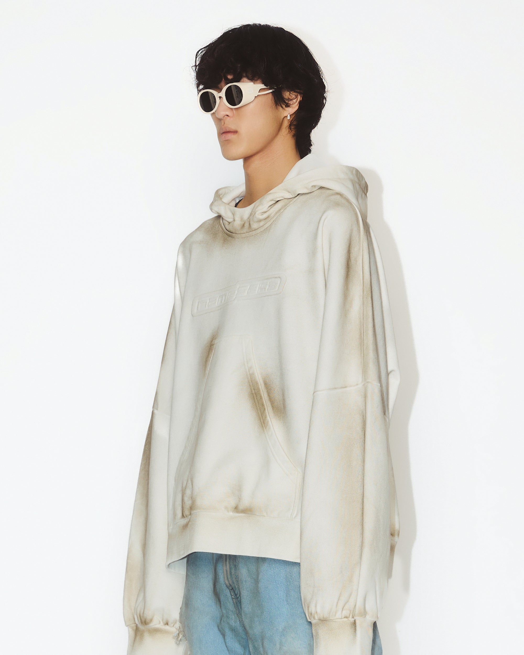 Ports Stained Pop-Up Hoodie