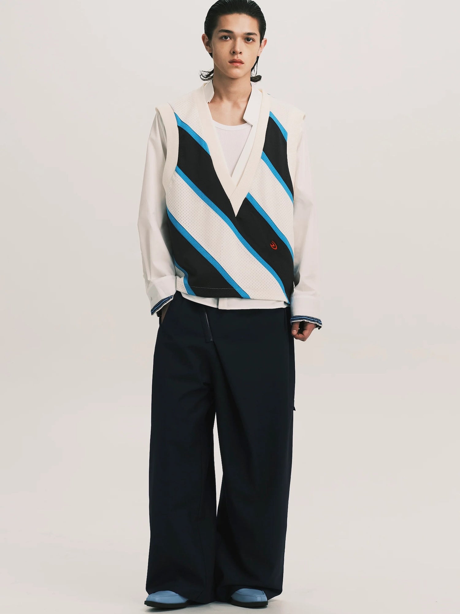 Lamar Zip Straight Trousers