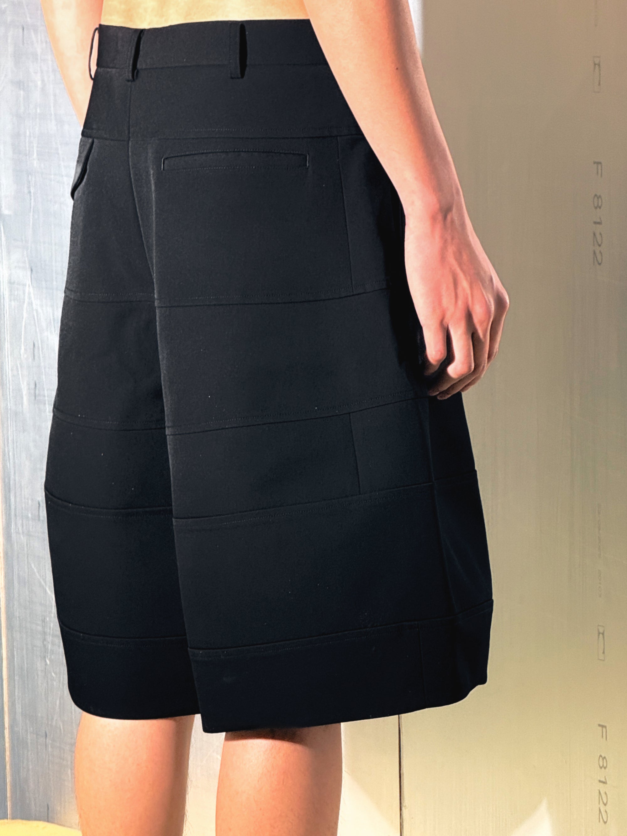 Panelled shorts