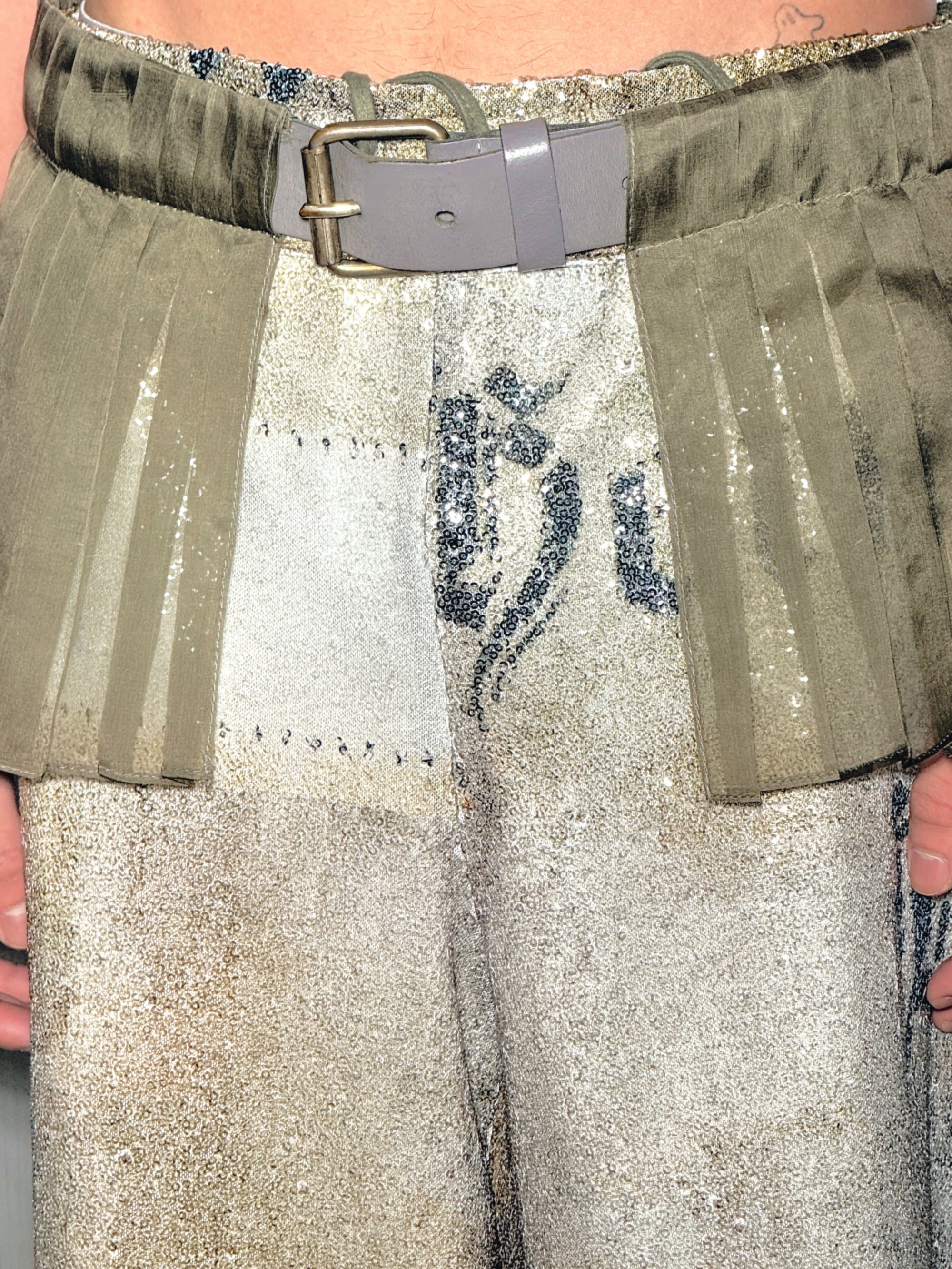Pleated Belt