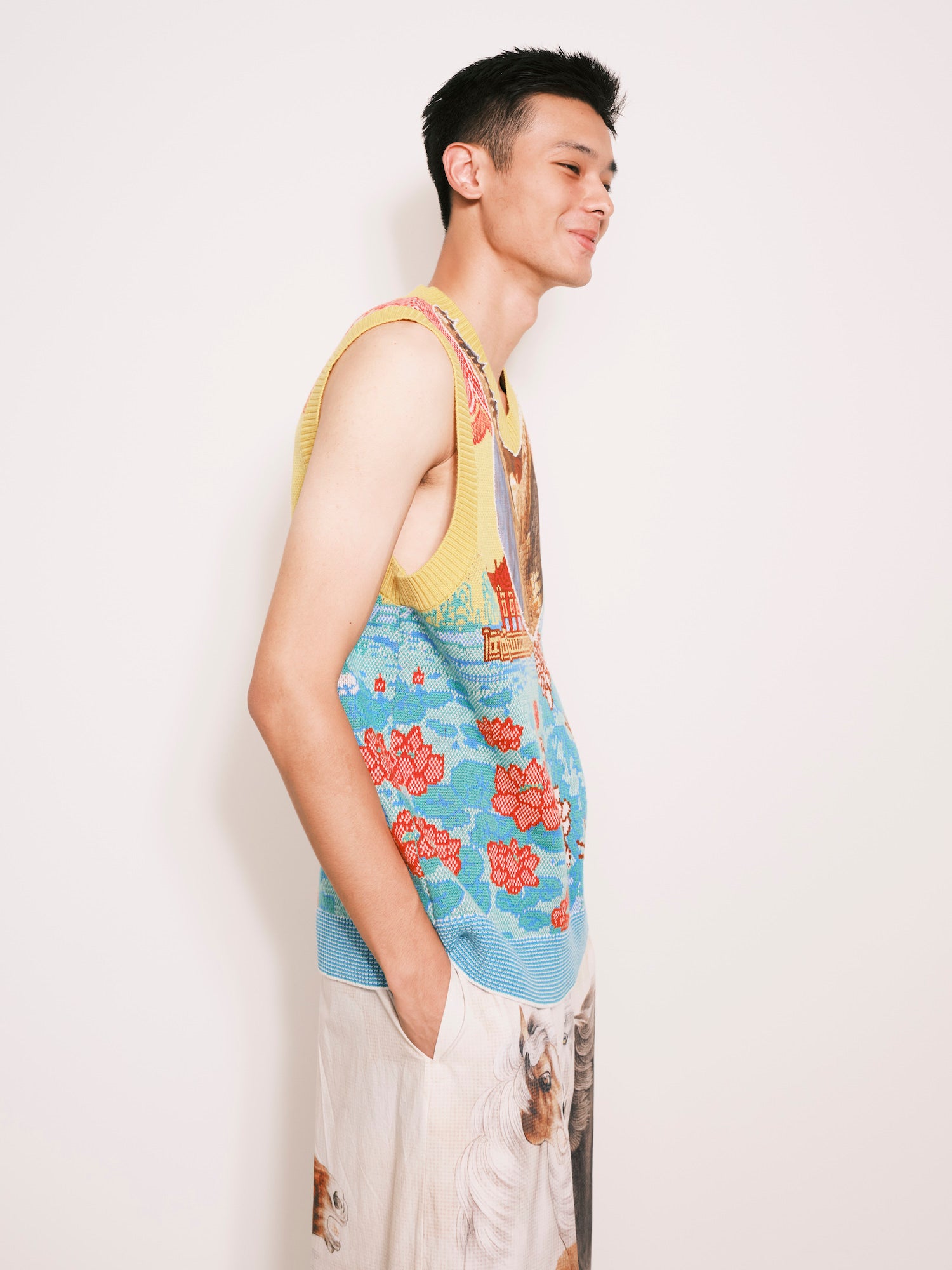 Crocodile Bites Knit Vest