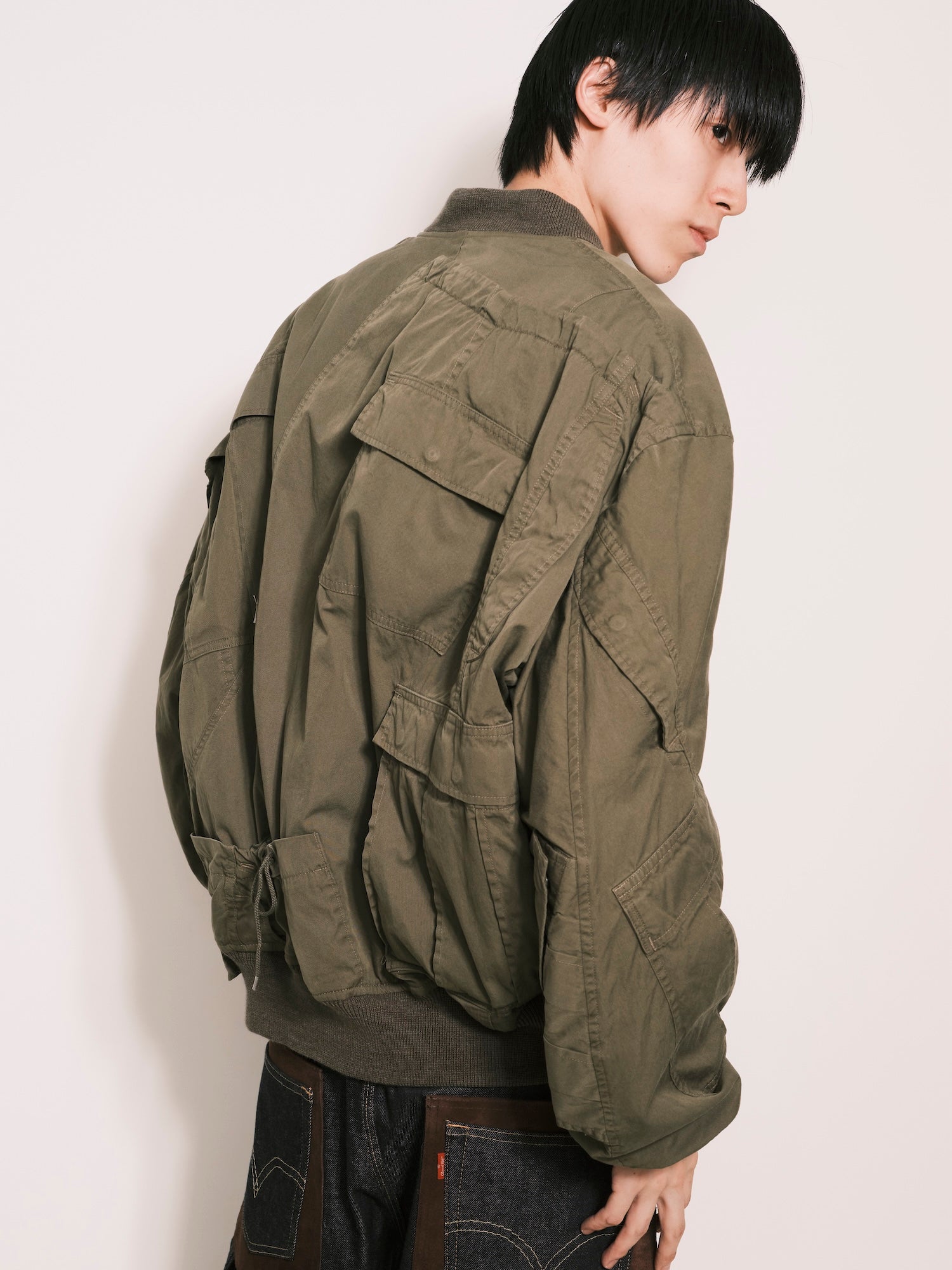 JUNYA WATANABE / Reversible Bomber Jacket - Road Sign