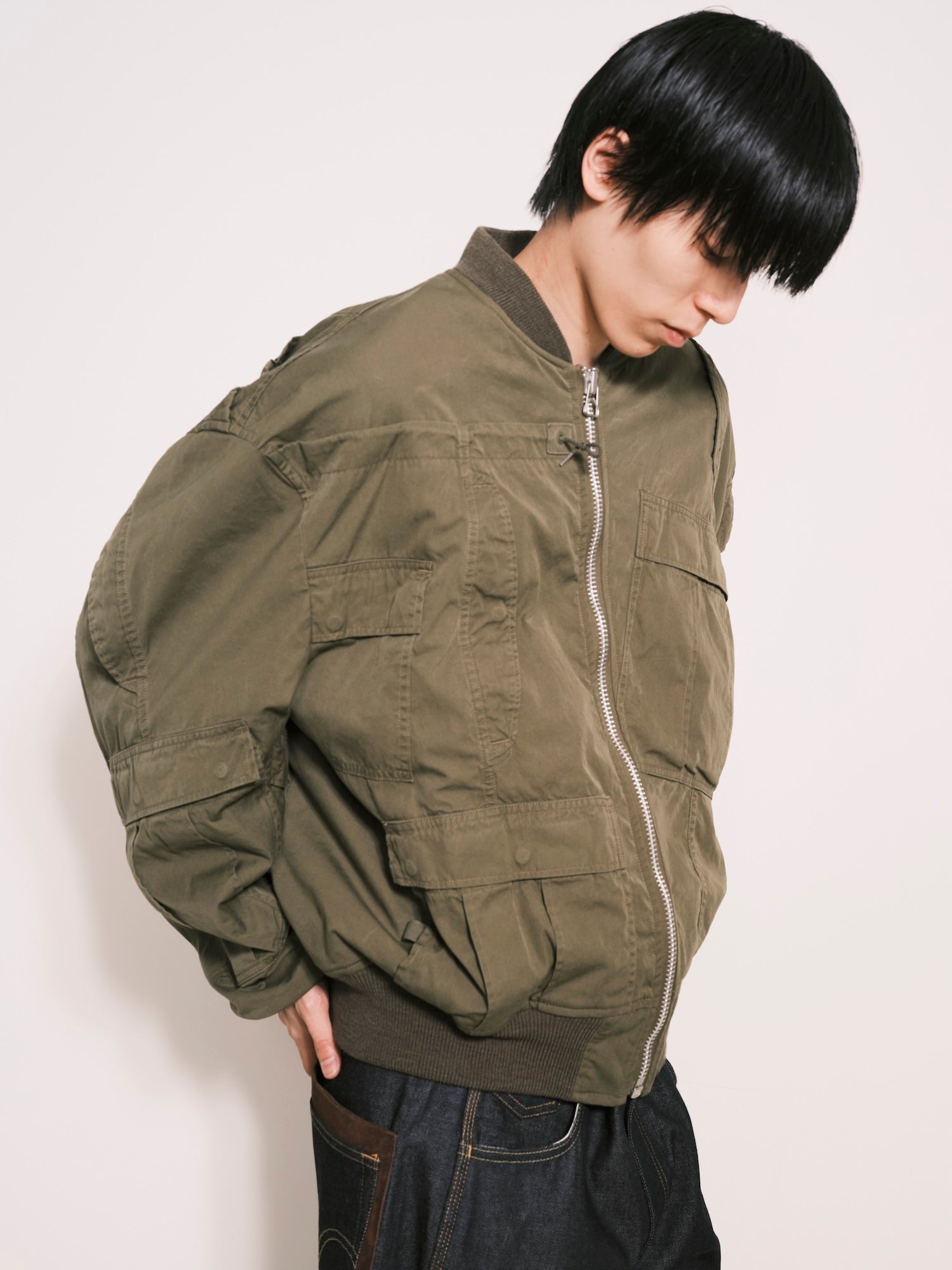 JUNYA WATANABE / Reversible Bomber Jacket - Road Sign