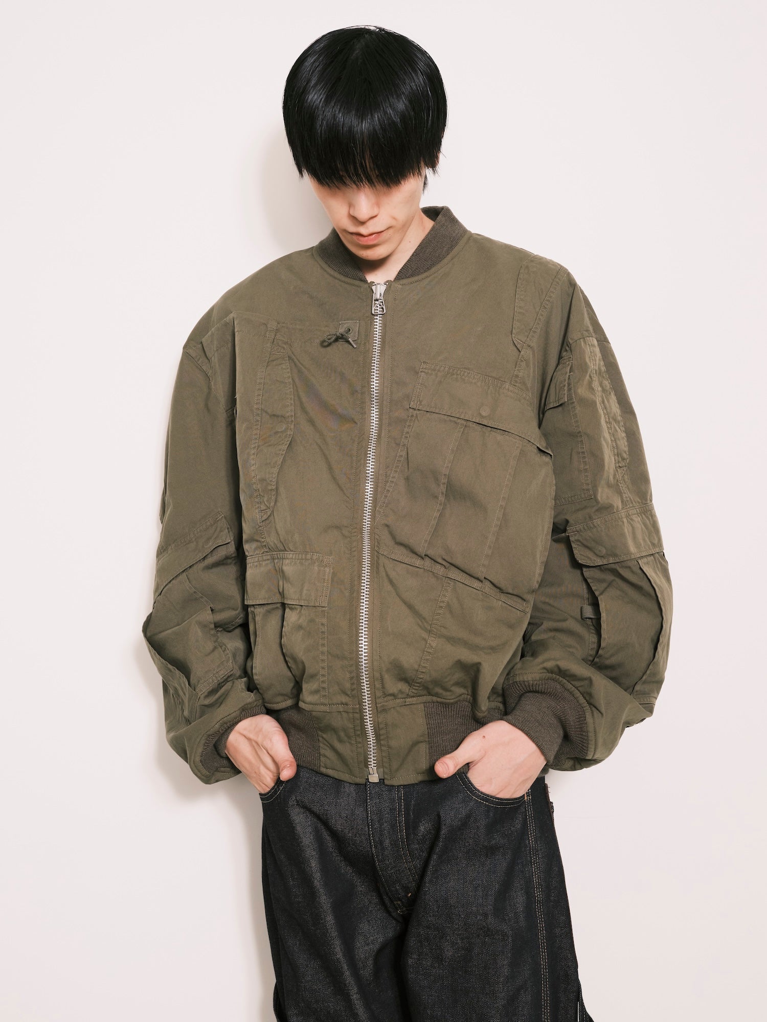 JUNYA WATANABE / Reversible Bomber Jacket - Road Sign