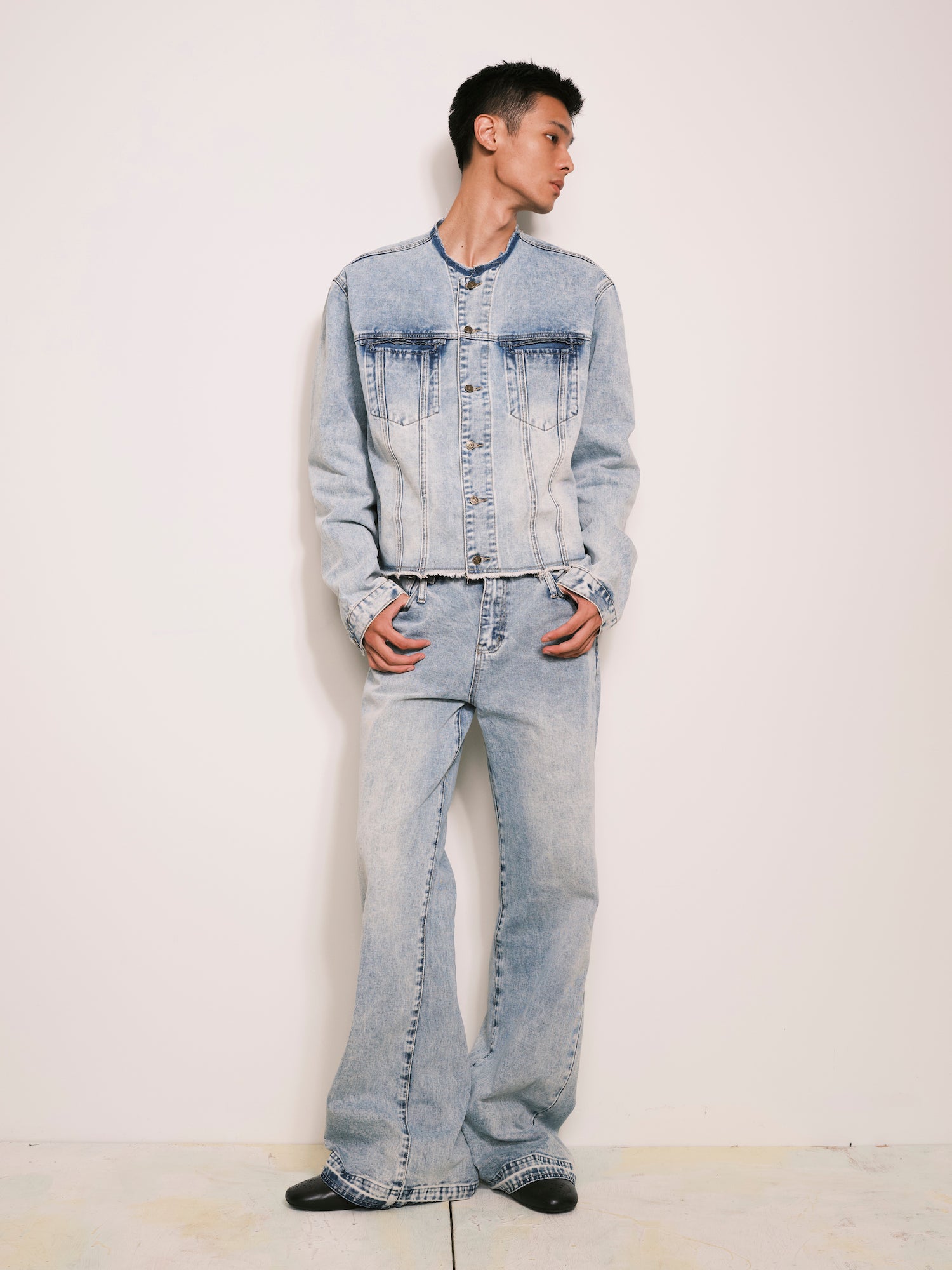 水洗牛仔夾克